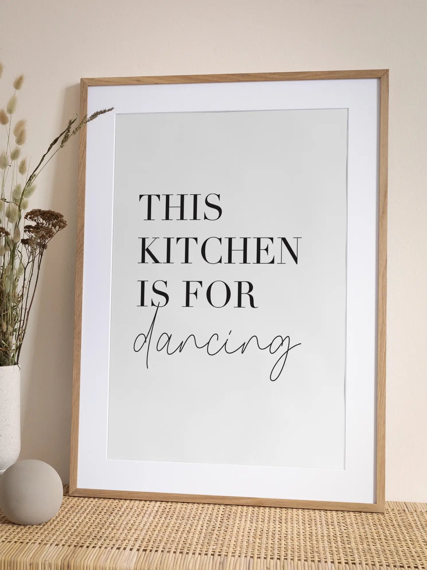 This Kitchen Is For Dancing Poster