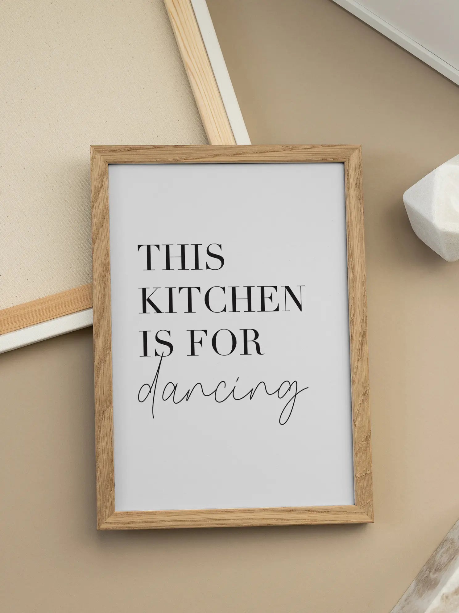 This Kitchen Is For Dancing Poster