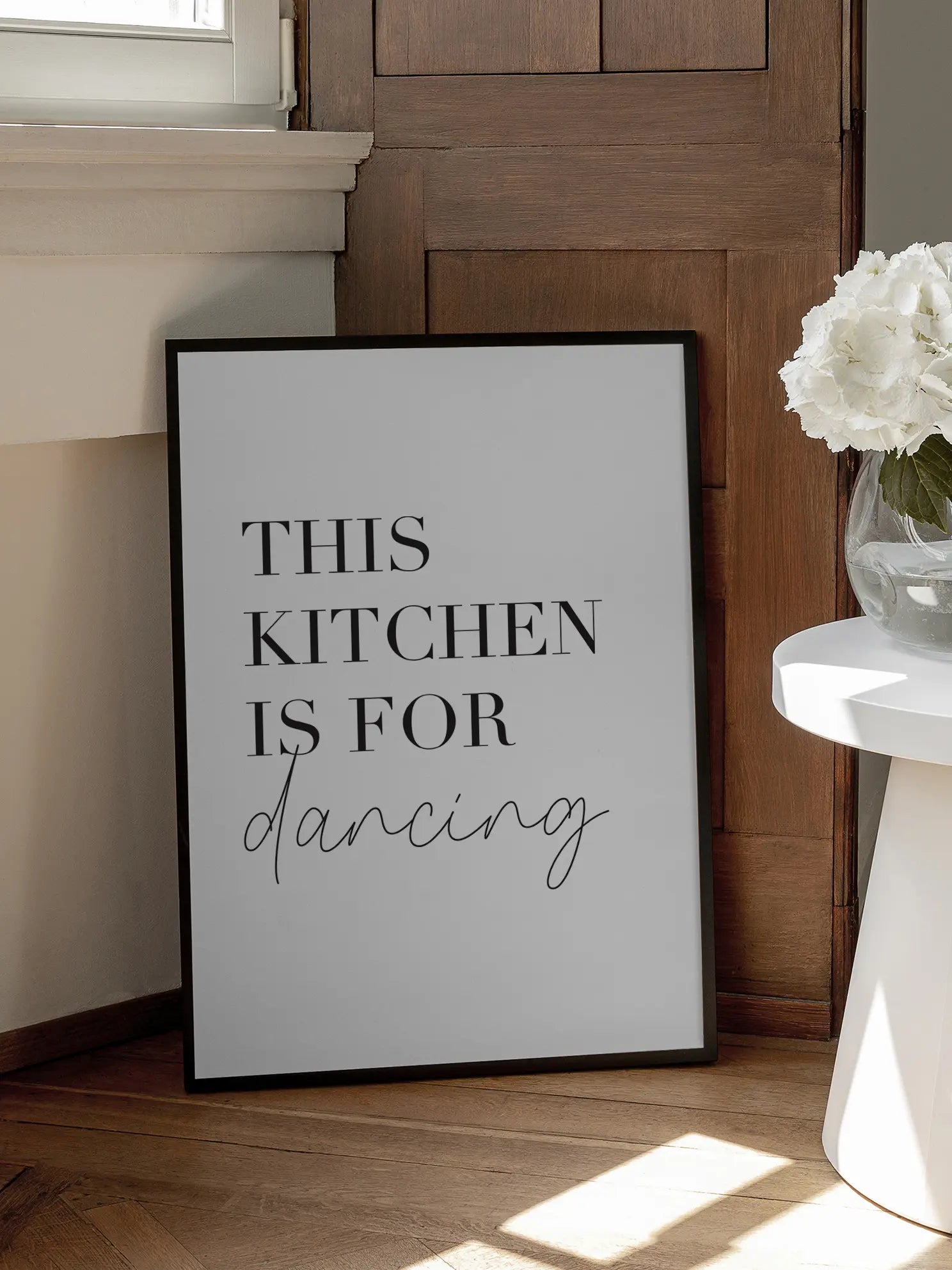 This Kitchen Is For Dancing Poster