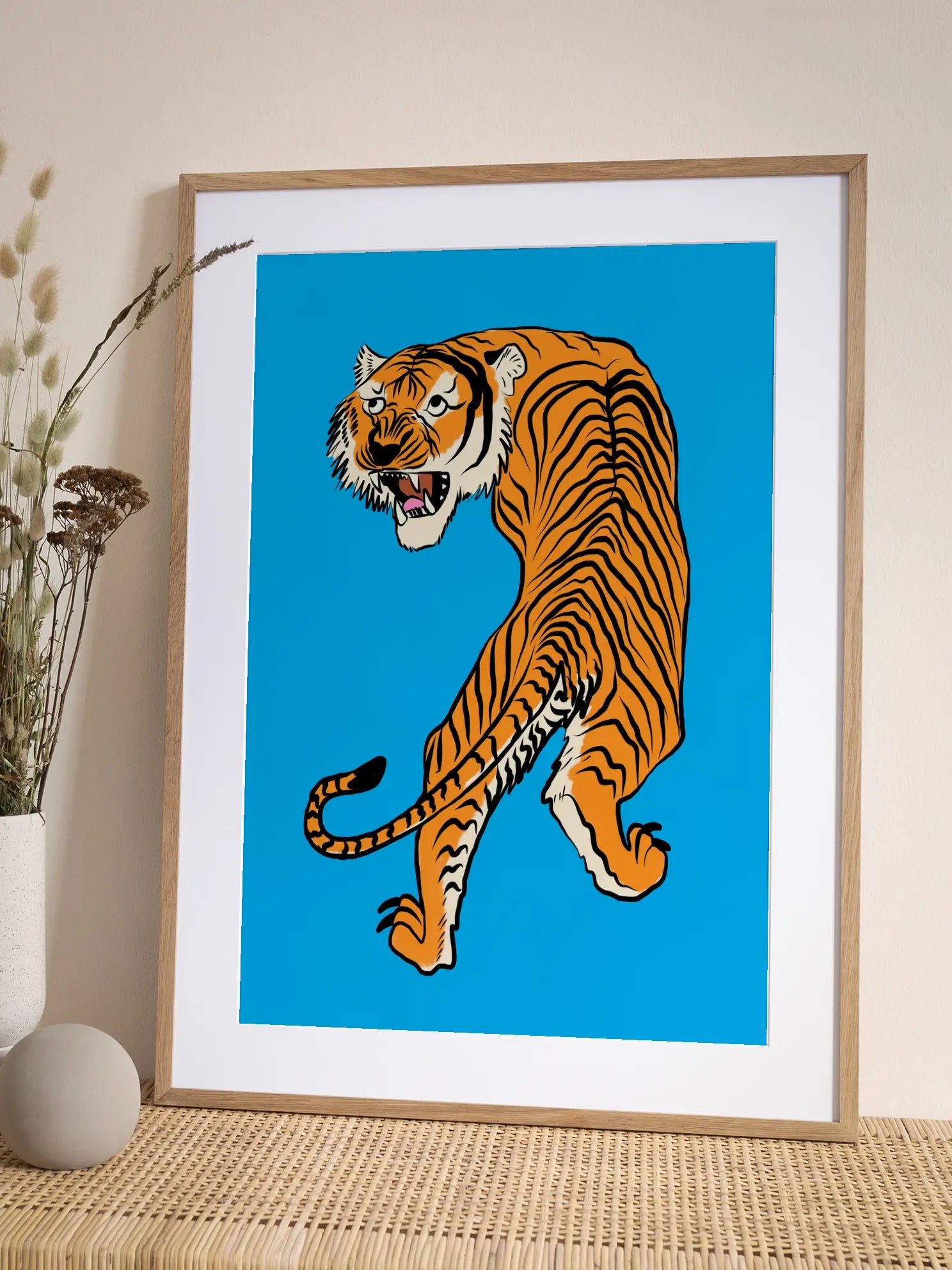 Tiger Turns Poster