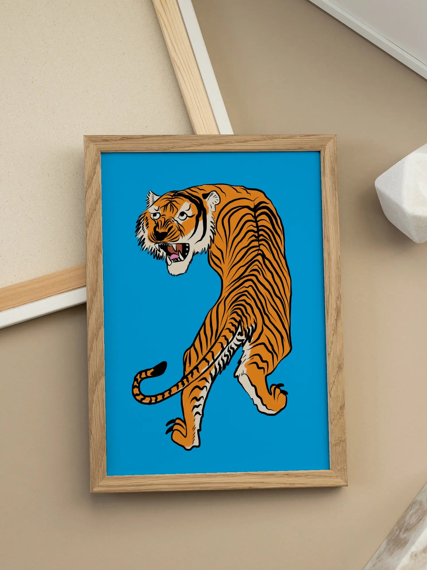 Tiger Turns Poster