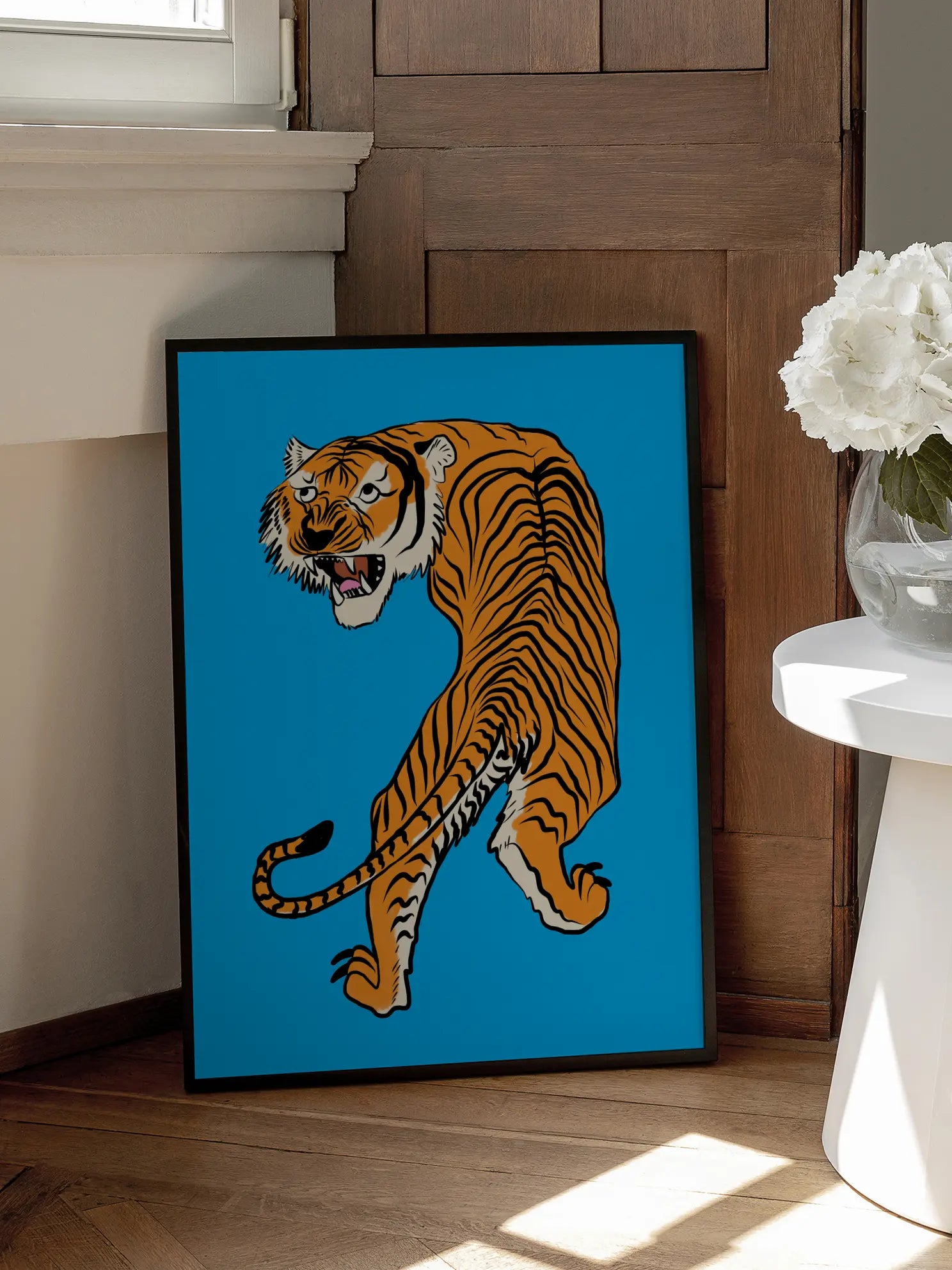 Tiger Turns Poster