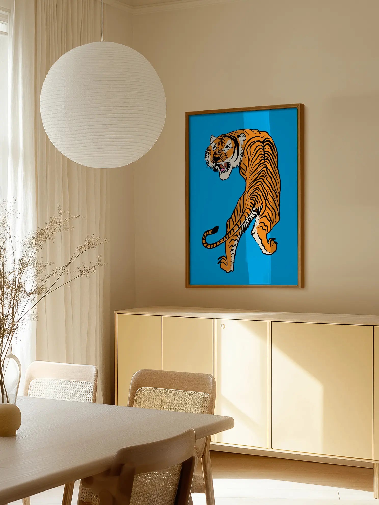 Tiger Turns Poster