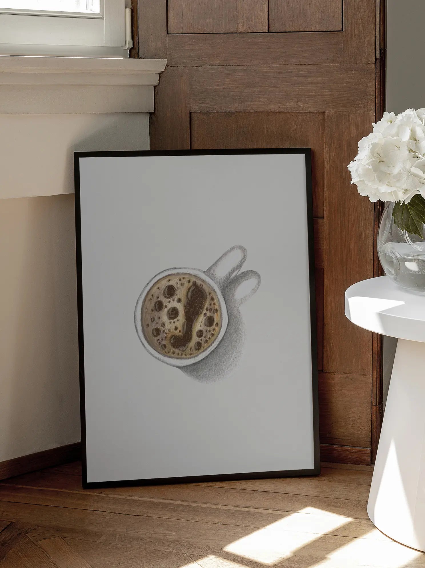 Top View Kaffeetasse Poster