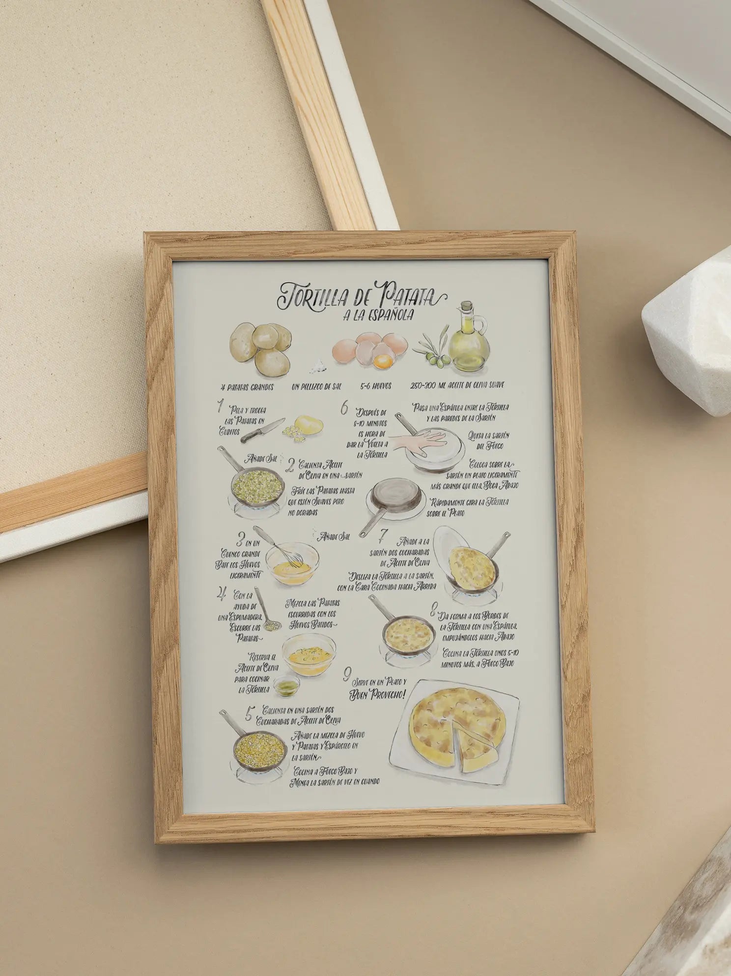 Tortilla de Patata Poster