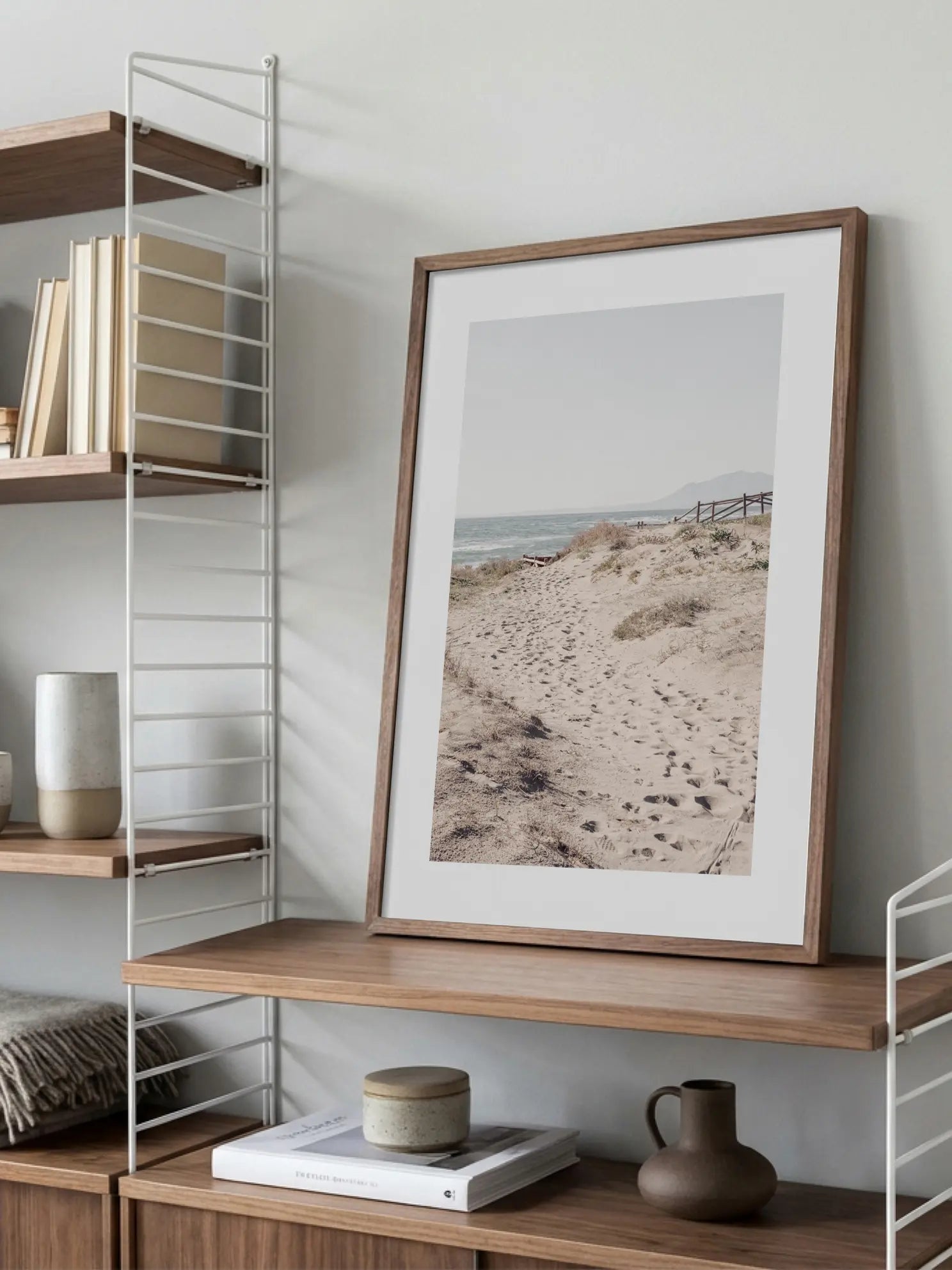 Tracks in the Sand Poster