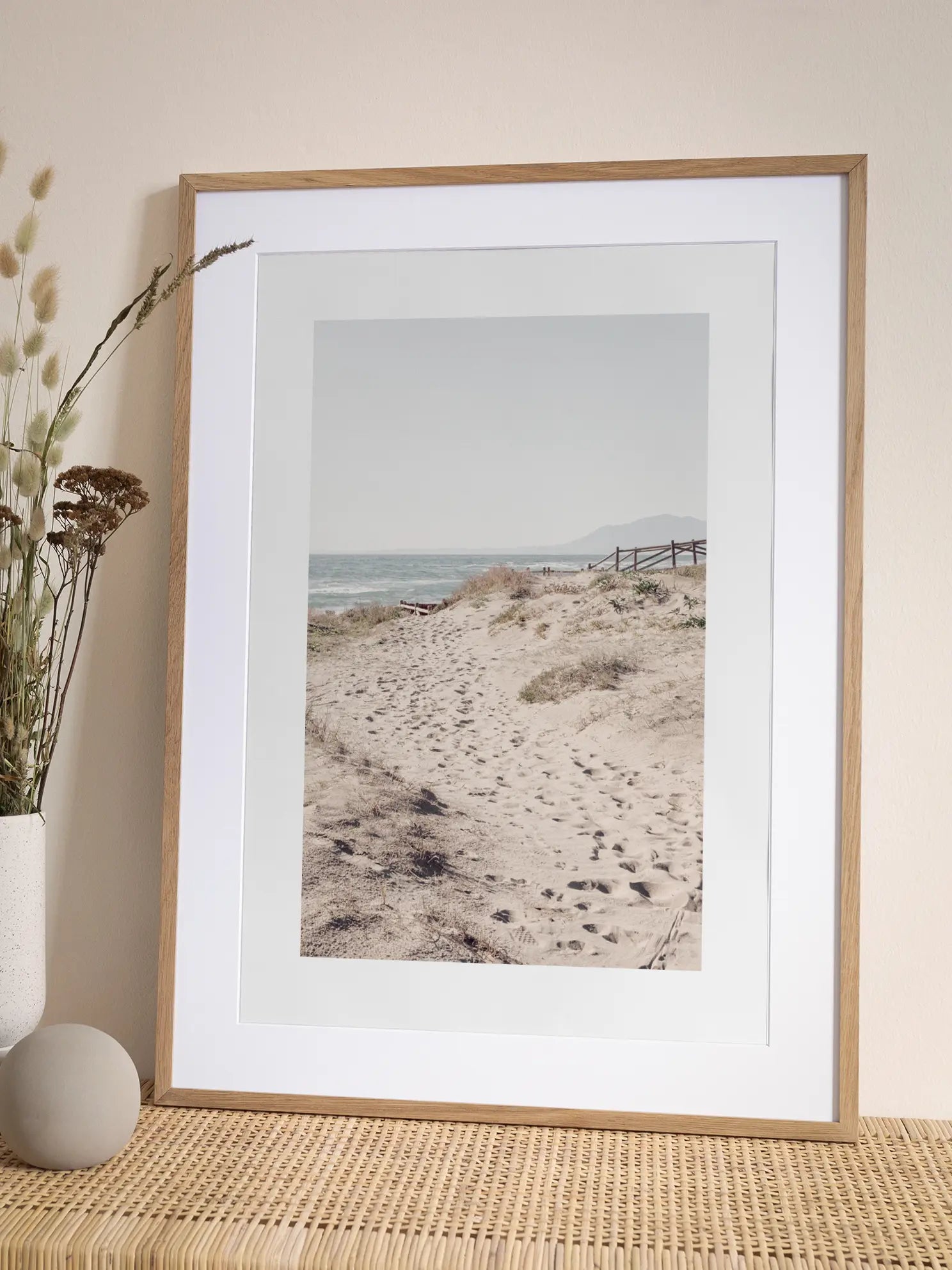 Tracks in the Sand Poster