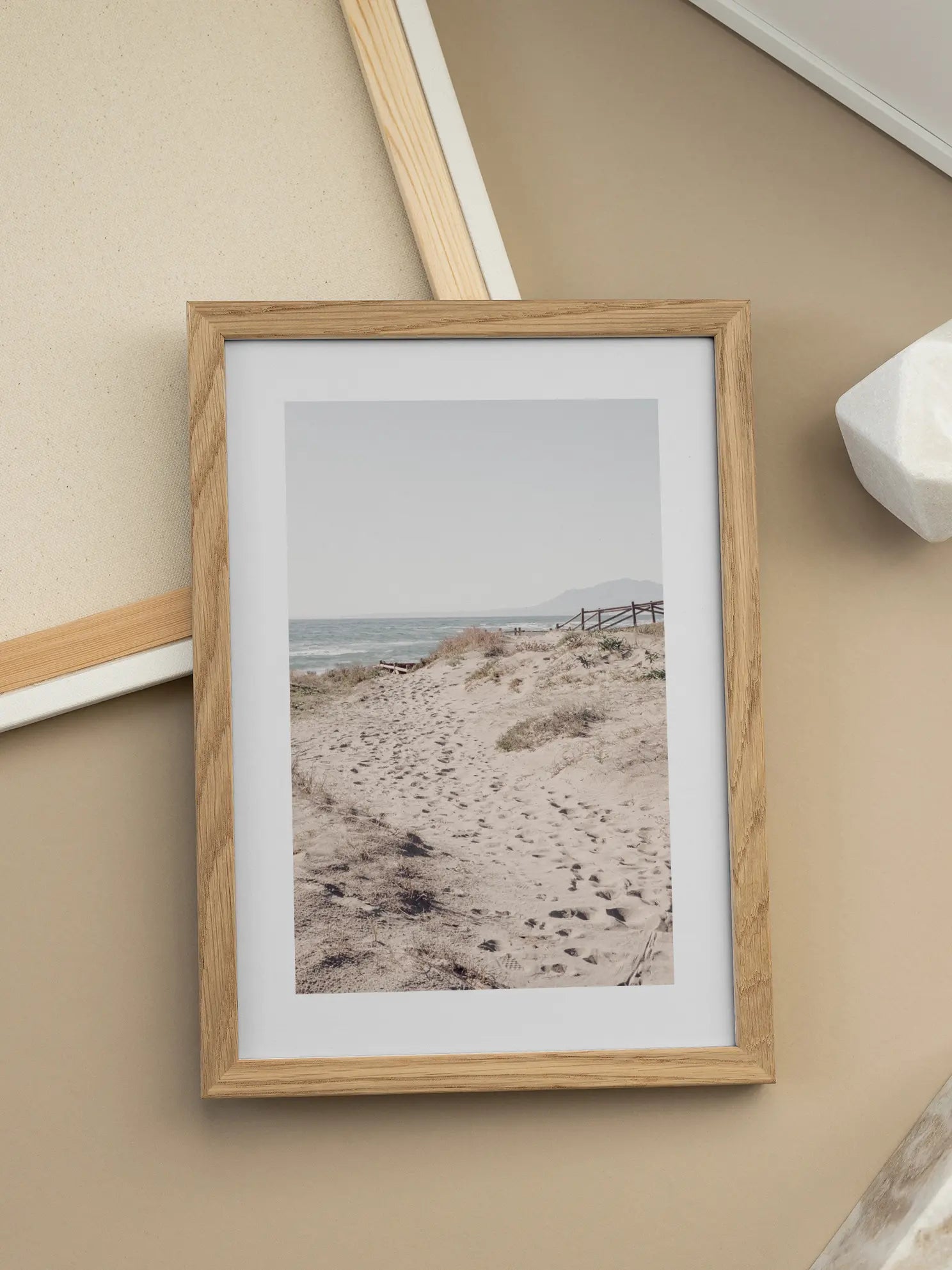 Tracks in the Sand Poster