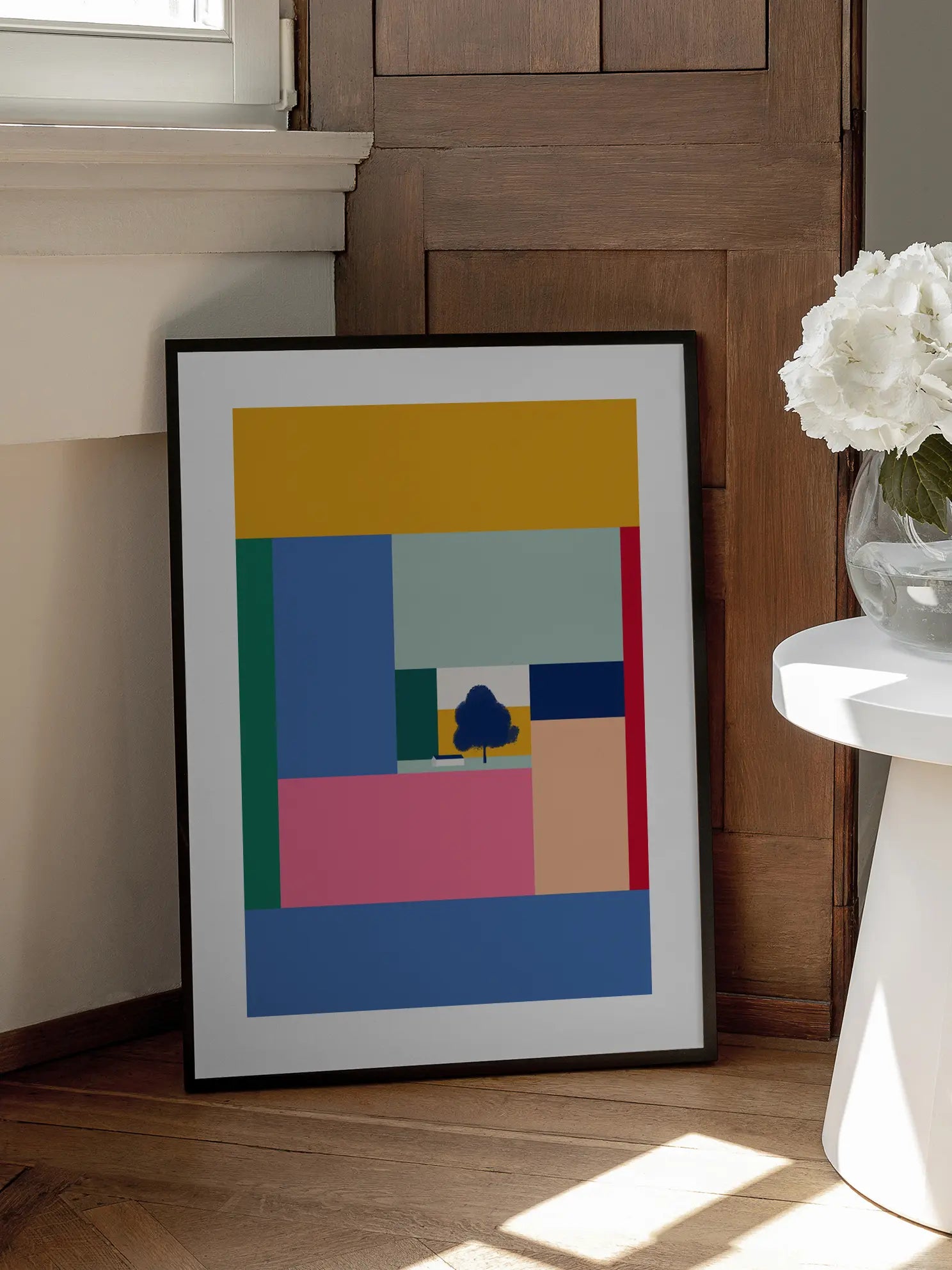 Tree and House Poster
