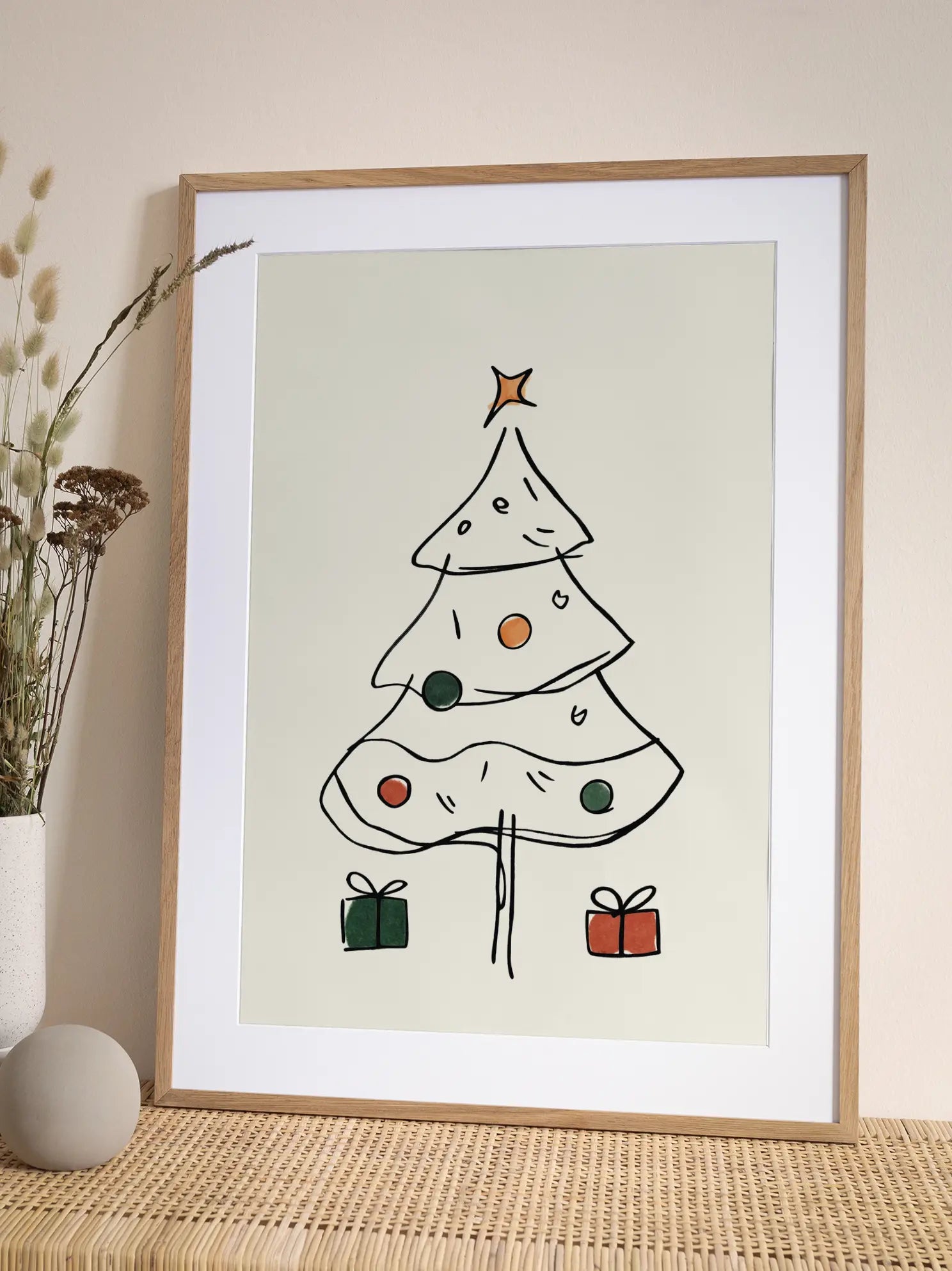 Tree & Gifts Poster