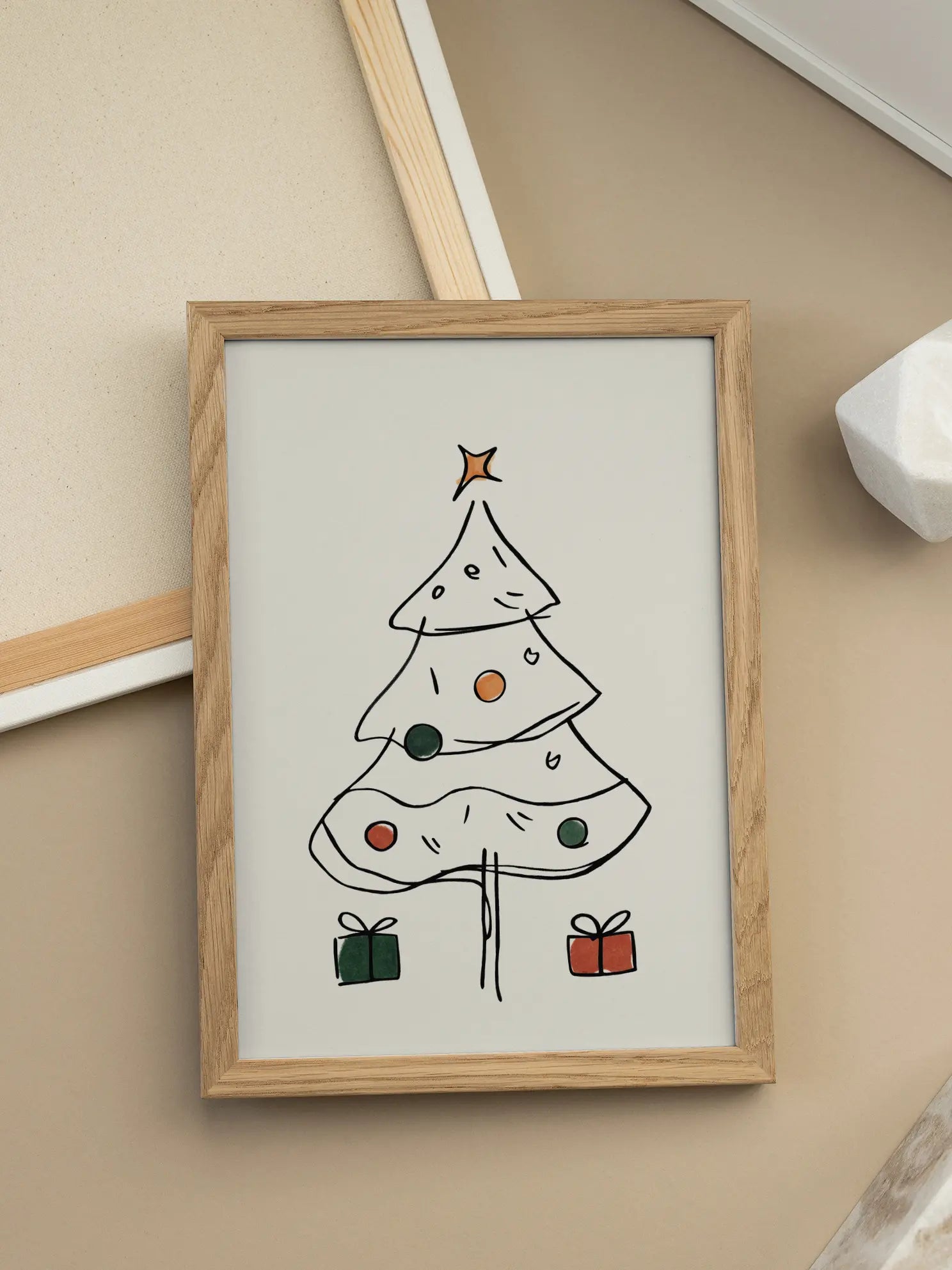 Tree & Gifts Poster