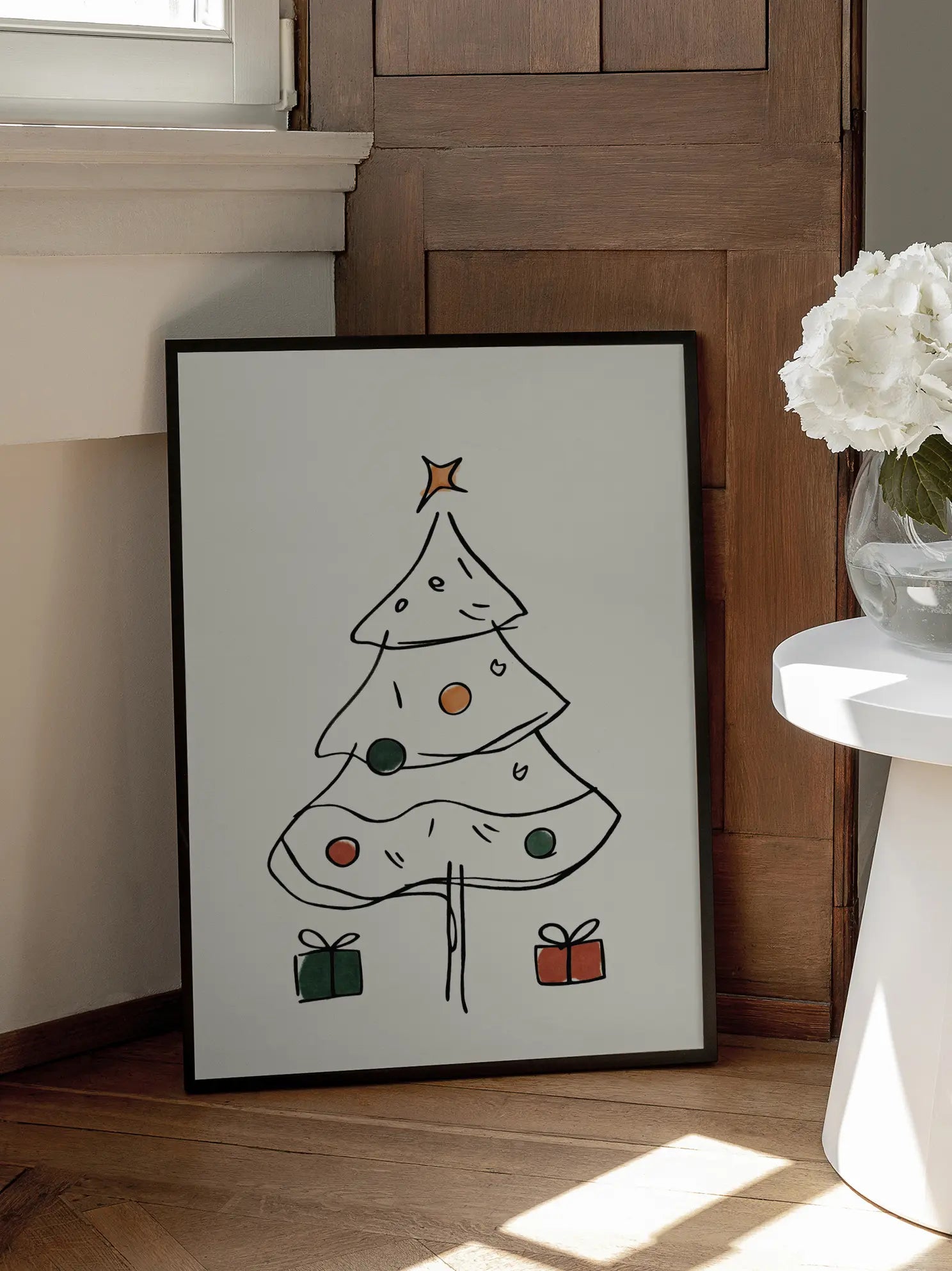 Tree & Gifts Poster