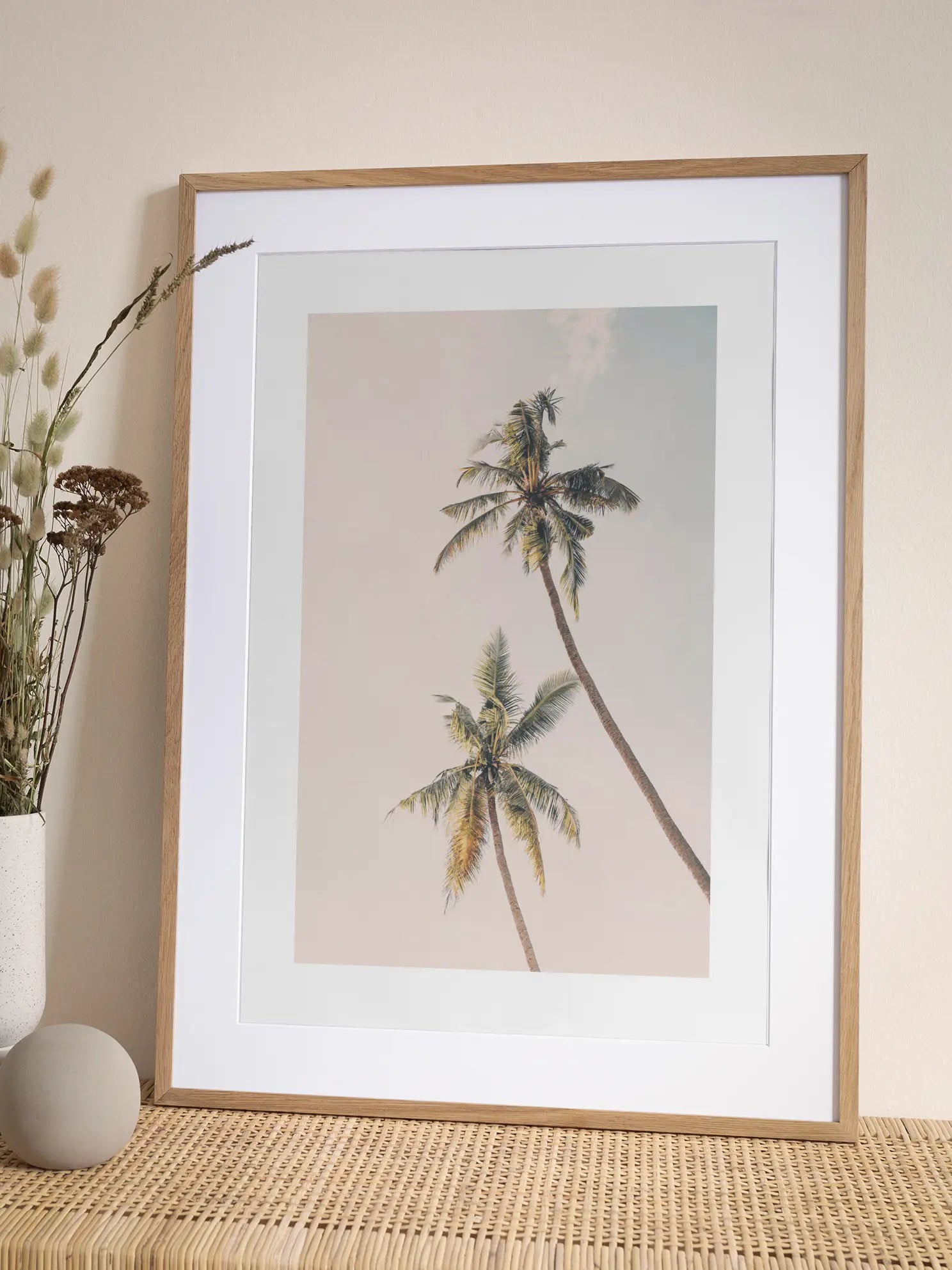 Tropical Palms Poster