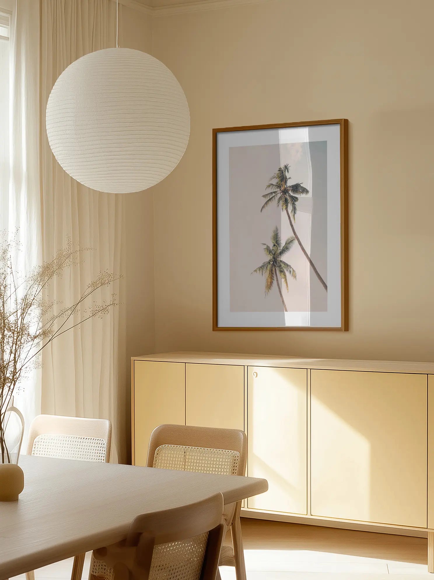 Tropical Palms Poster
