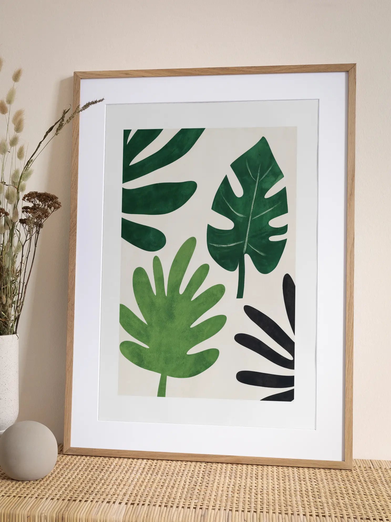Tropical Silhouettes Poster