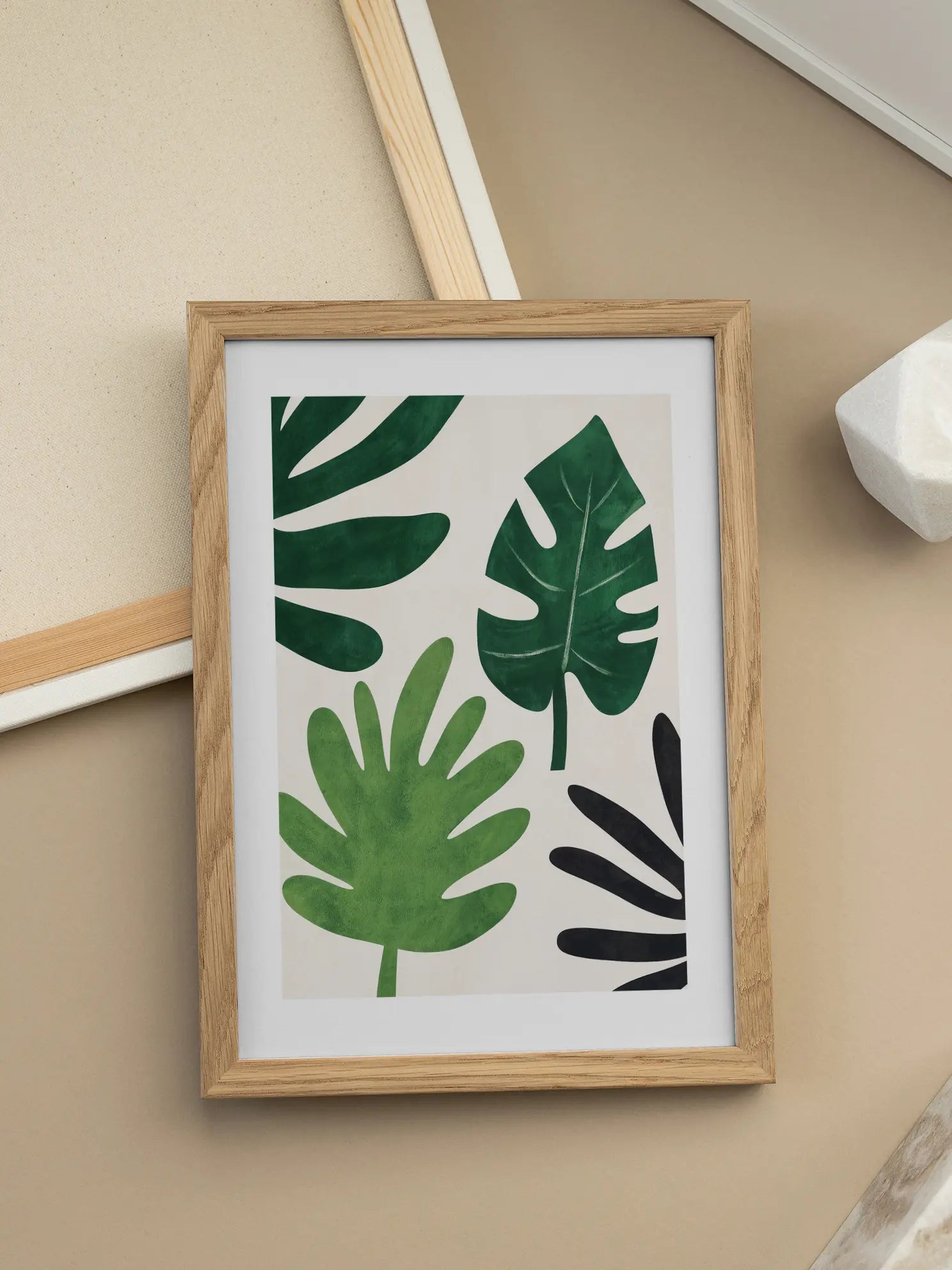 Tropical Silhouettes Poster