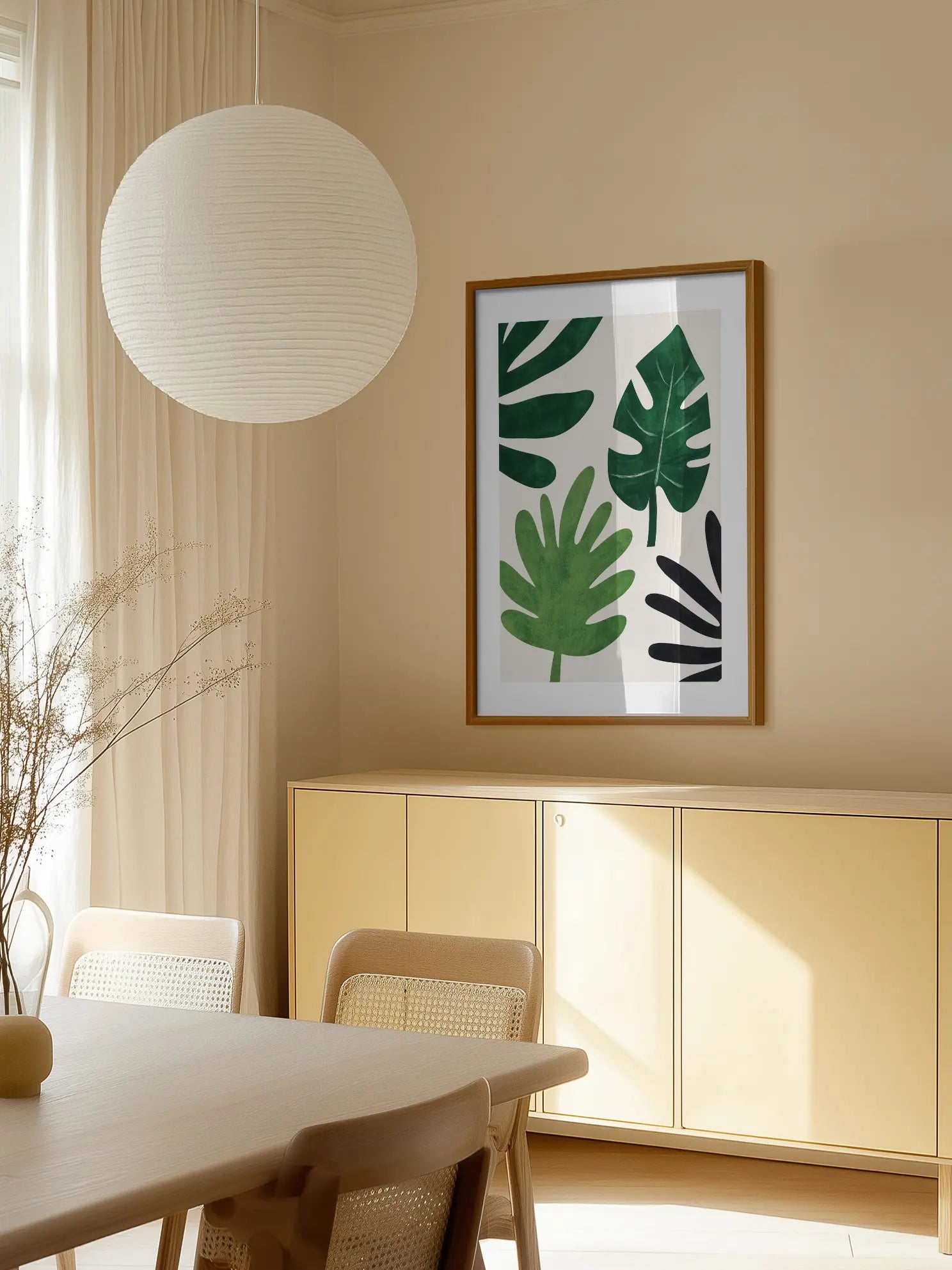 Tropical Silhouettes Poster