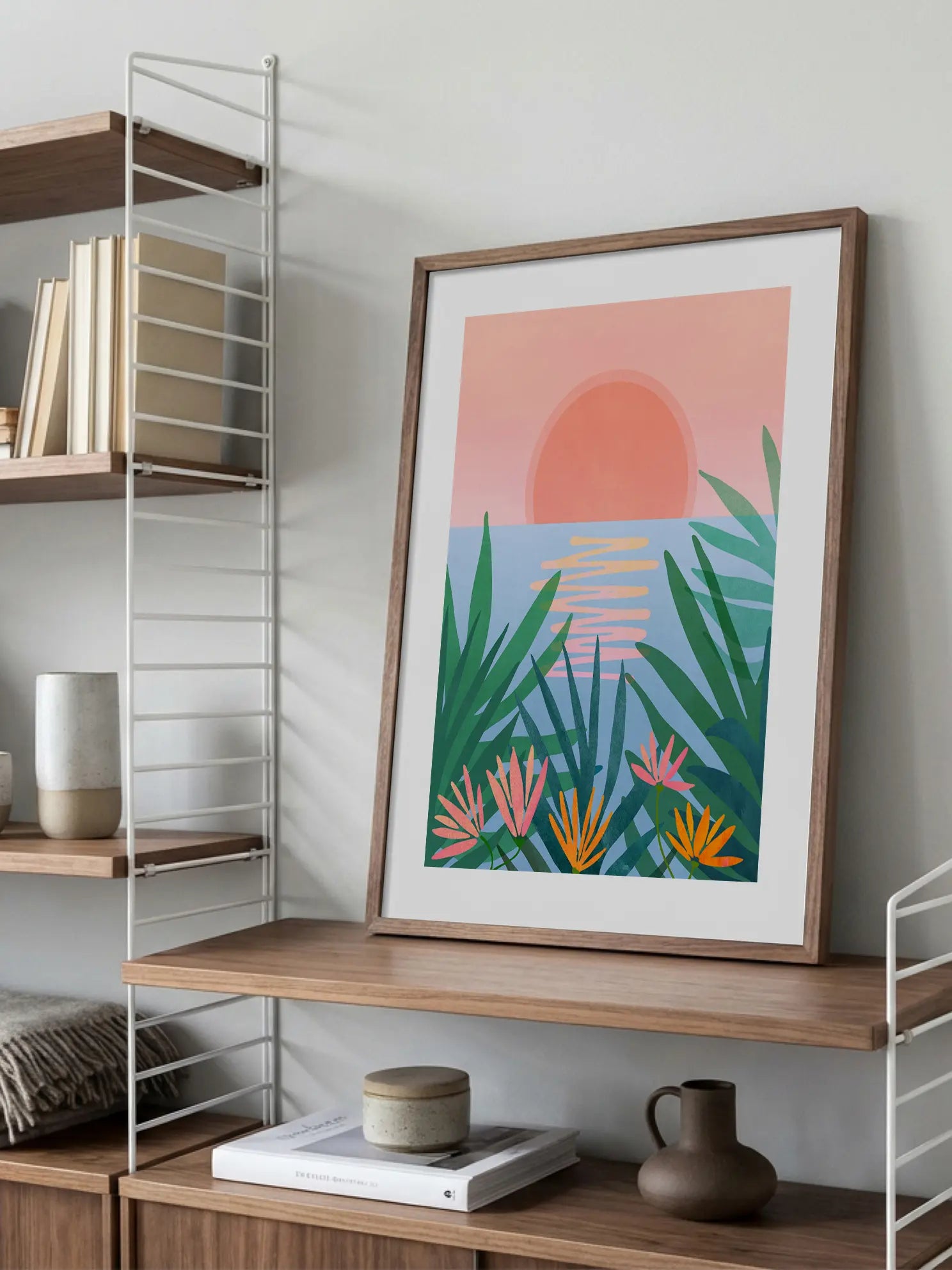 Tropical Sunset Poster