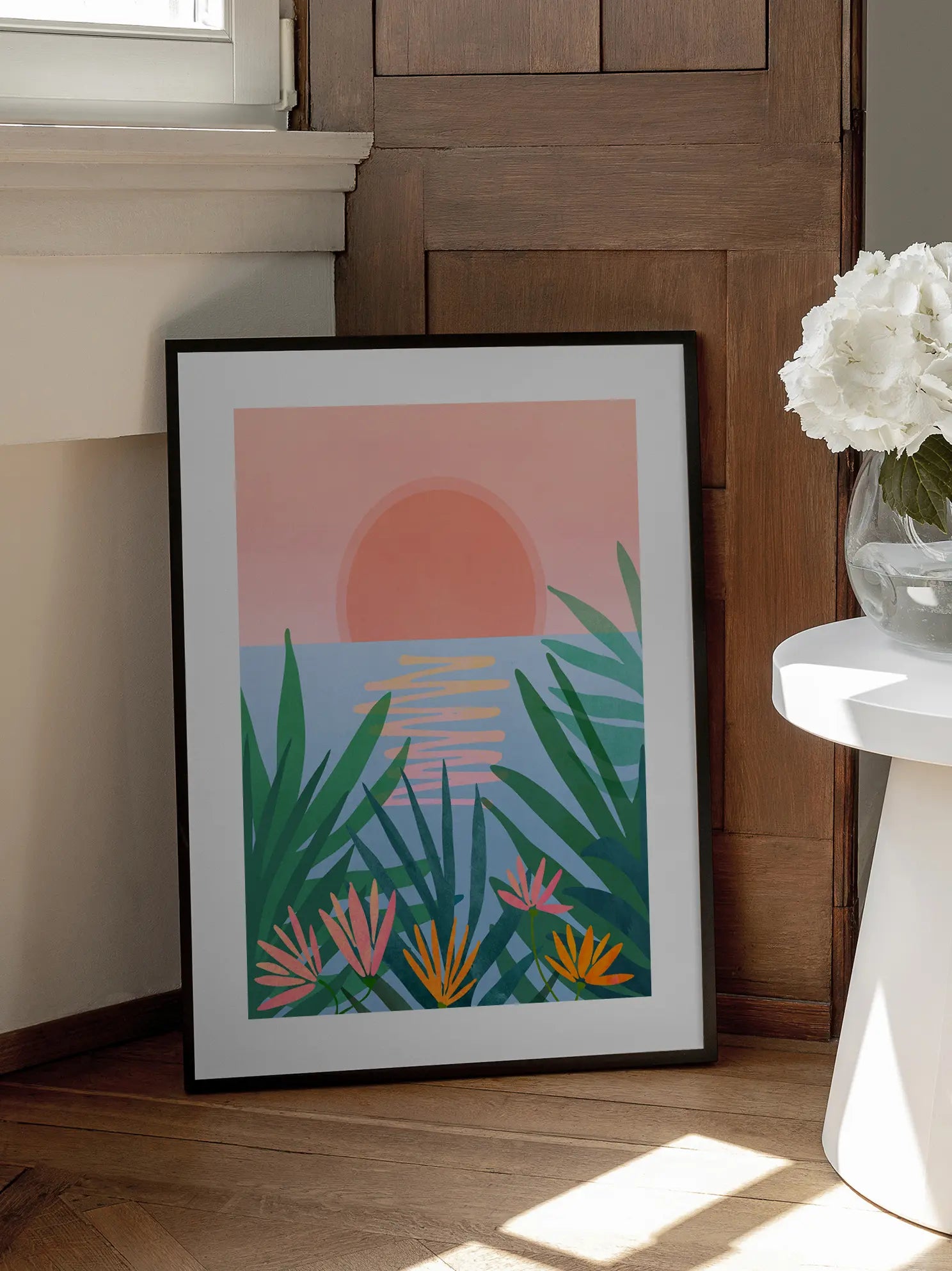 Tropical Sunset Poster