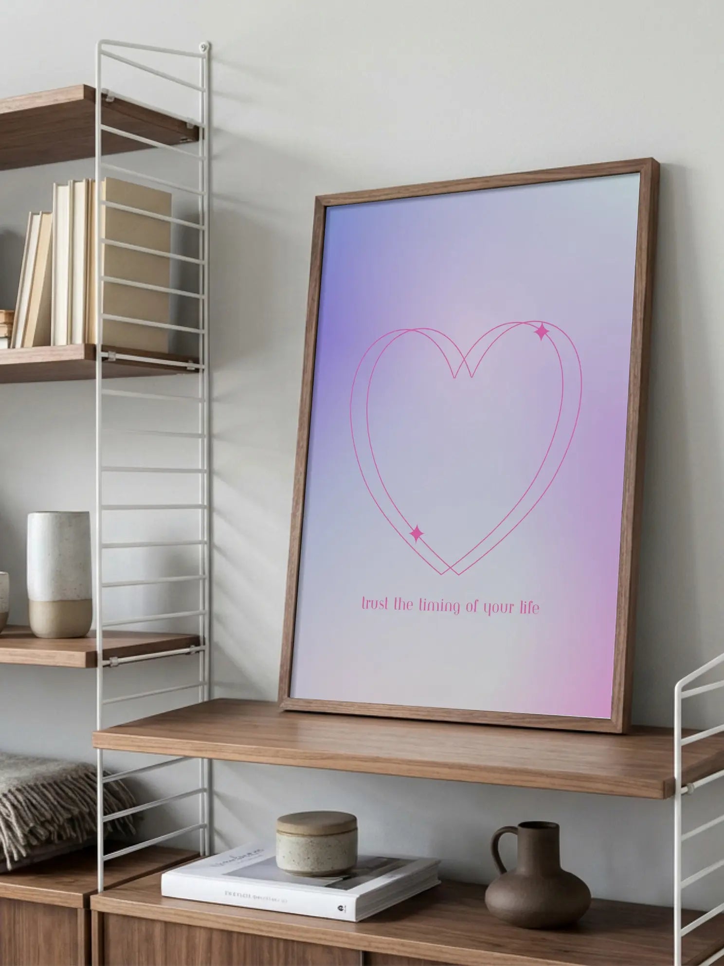 Trust the Timing of Your Life Poster