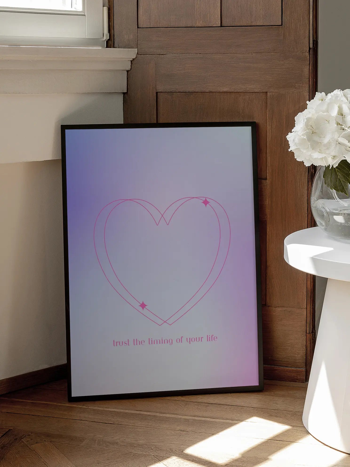 Trust the Timing of Your Life Poster
