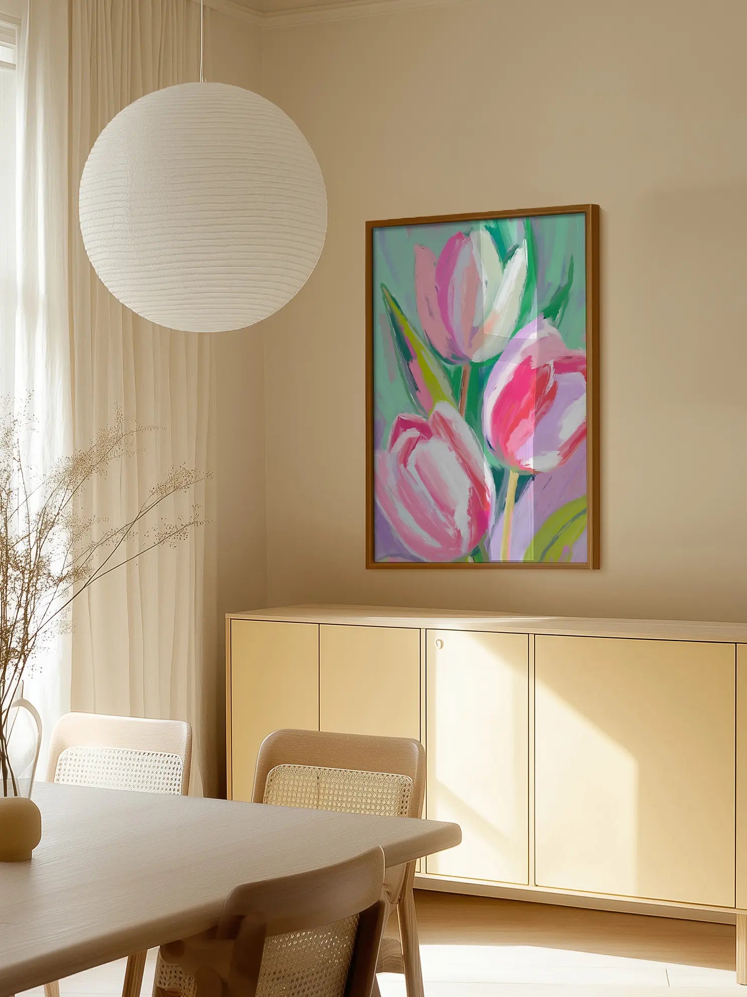 Tulip Garden Poster
