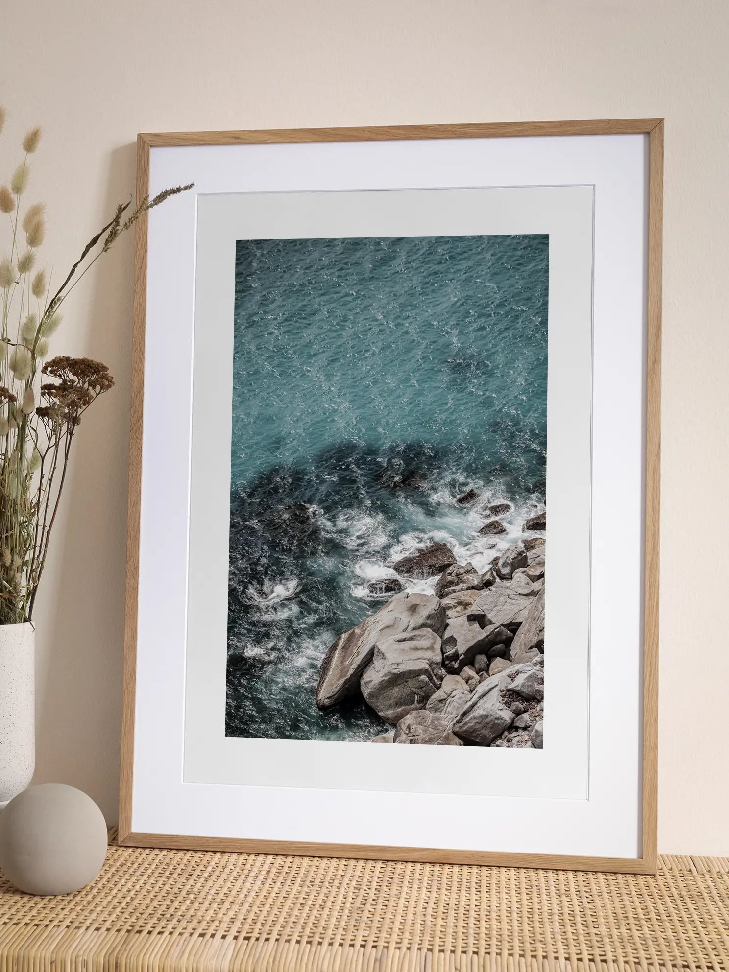 Turquoise Waves Poster