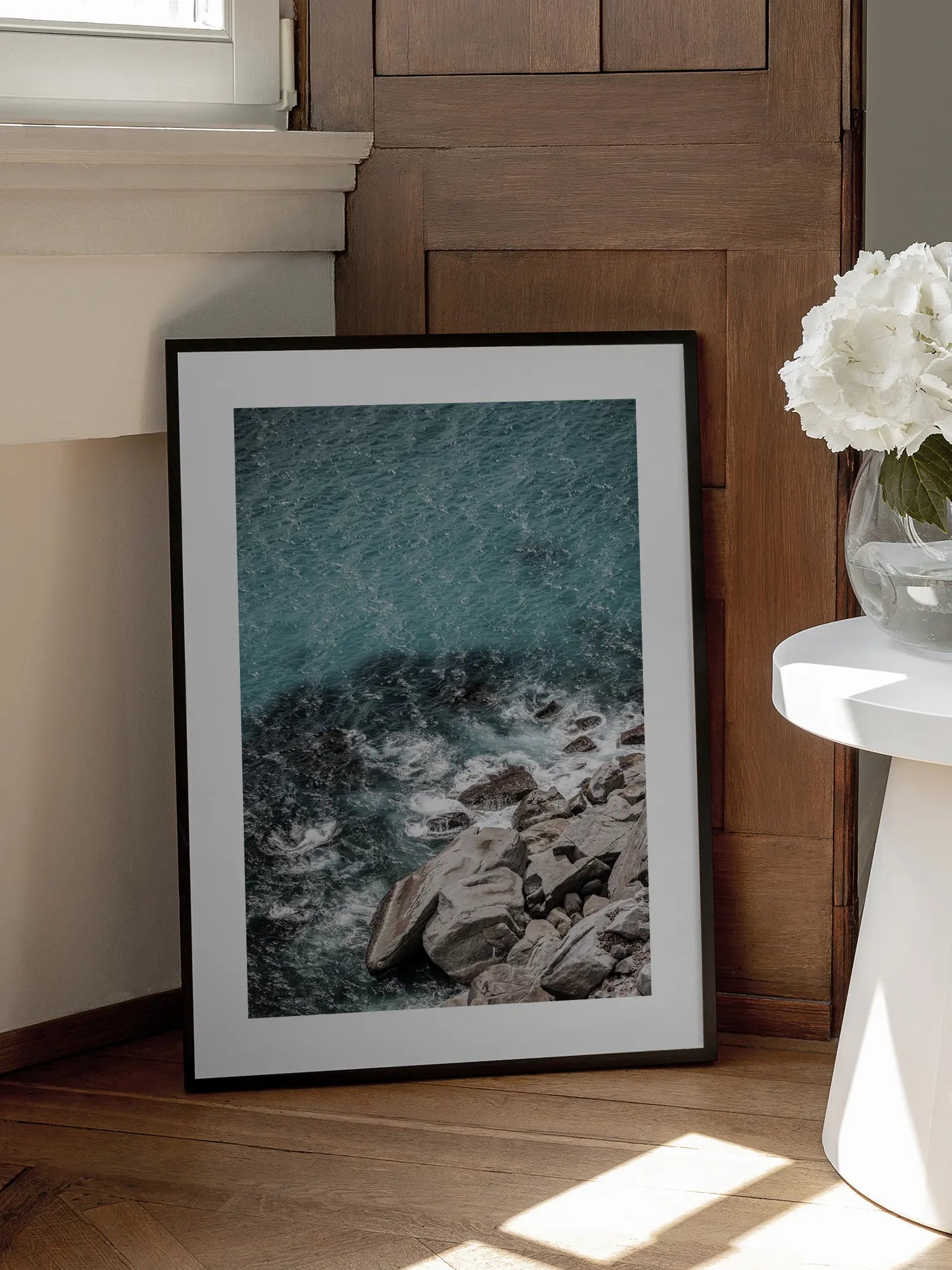 Turquoise Waves Poster