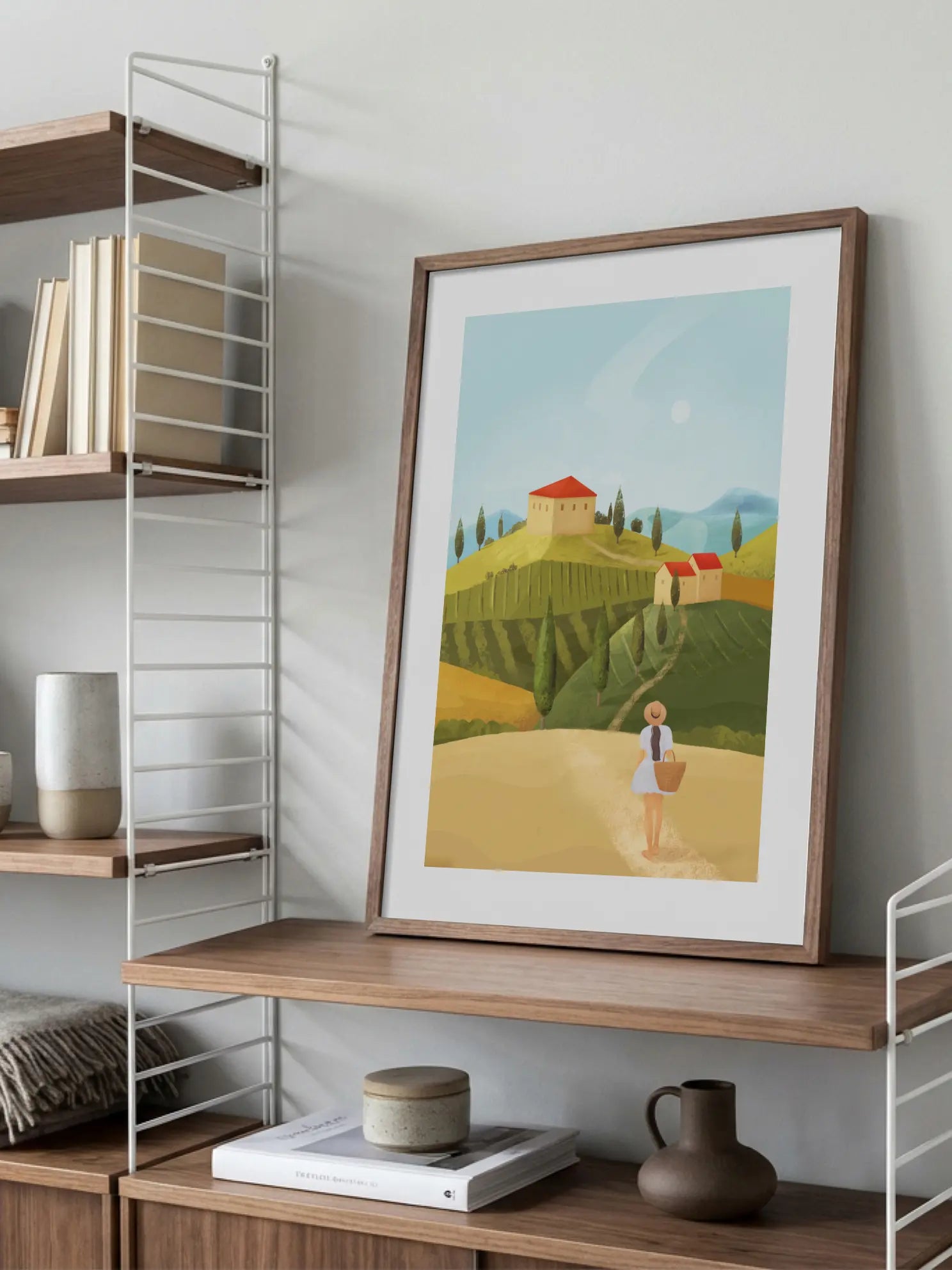 Tuscan Hills Poster
