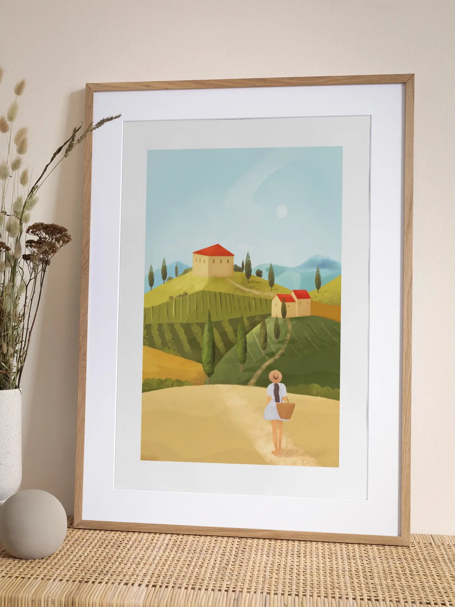 Tuscan Hills Poster