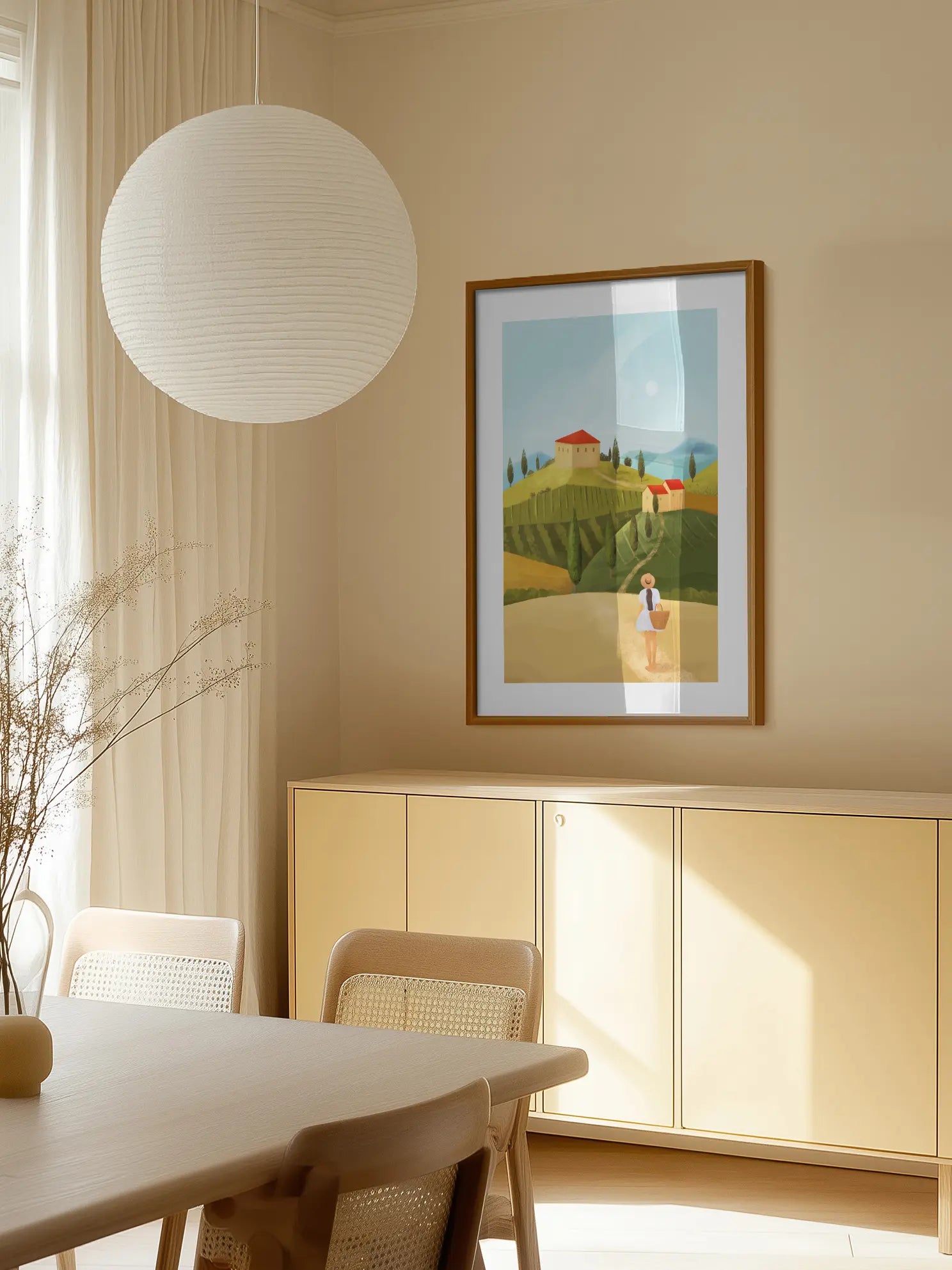 Tuscan Hills Poster
