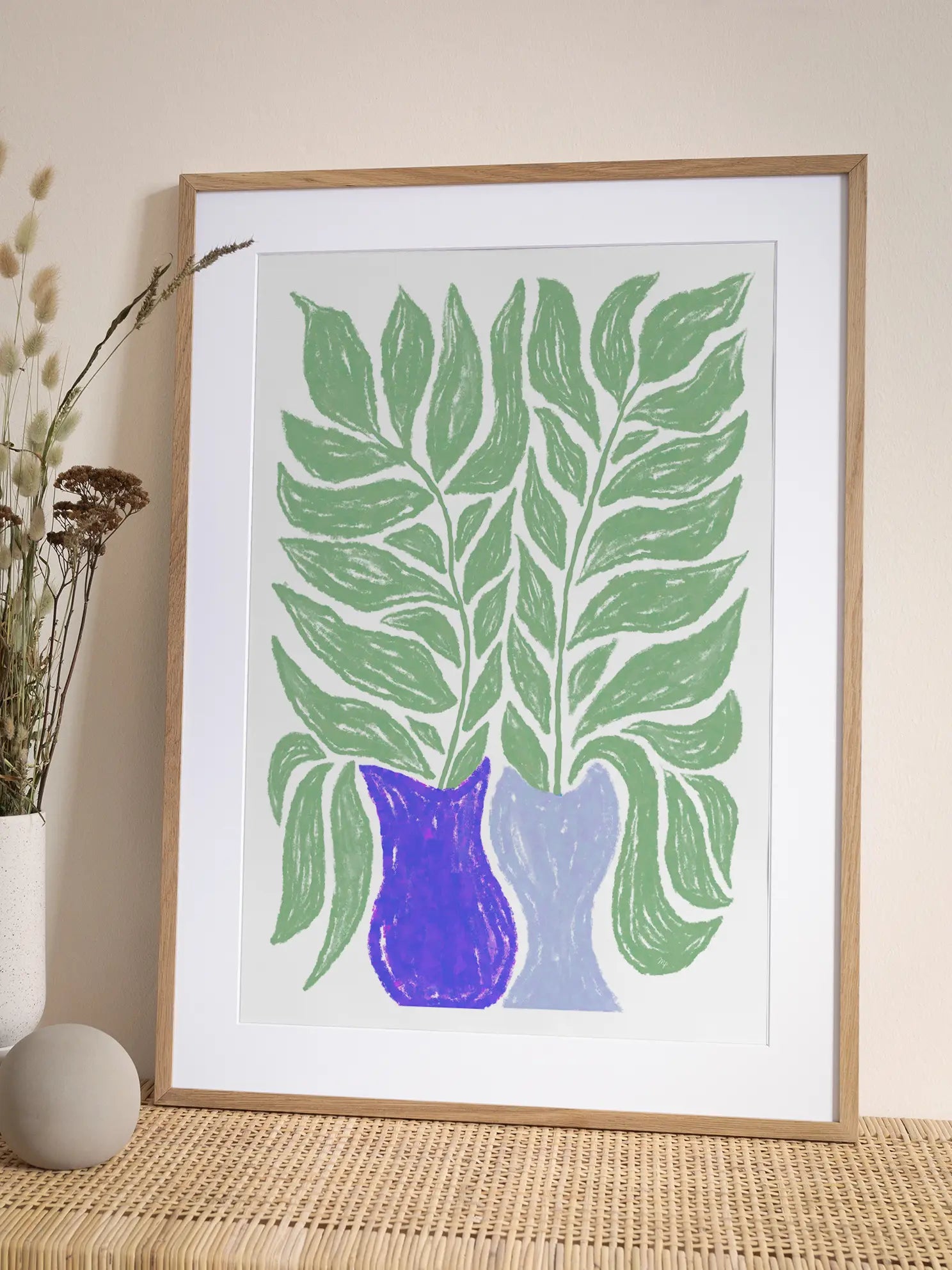 Two Vases Poster