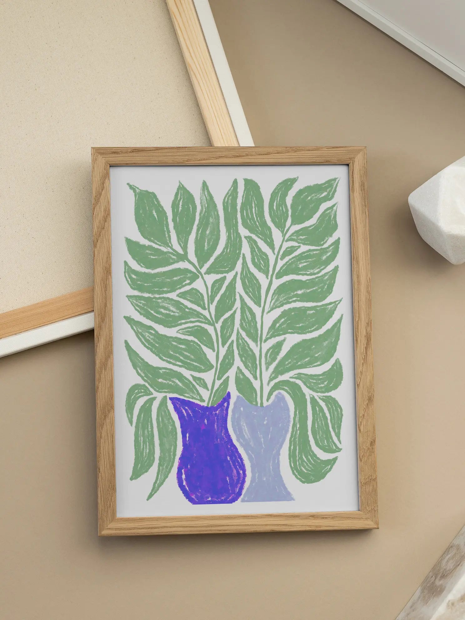 Two Vases Poster
