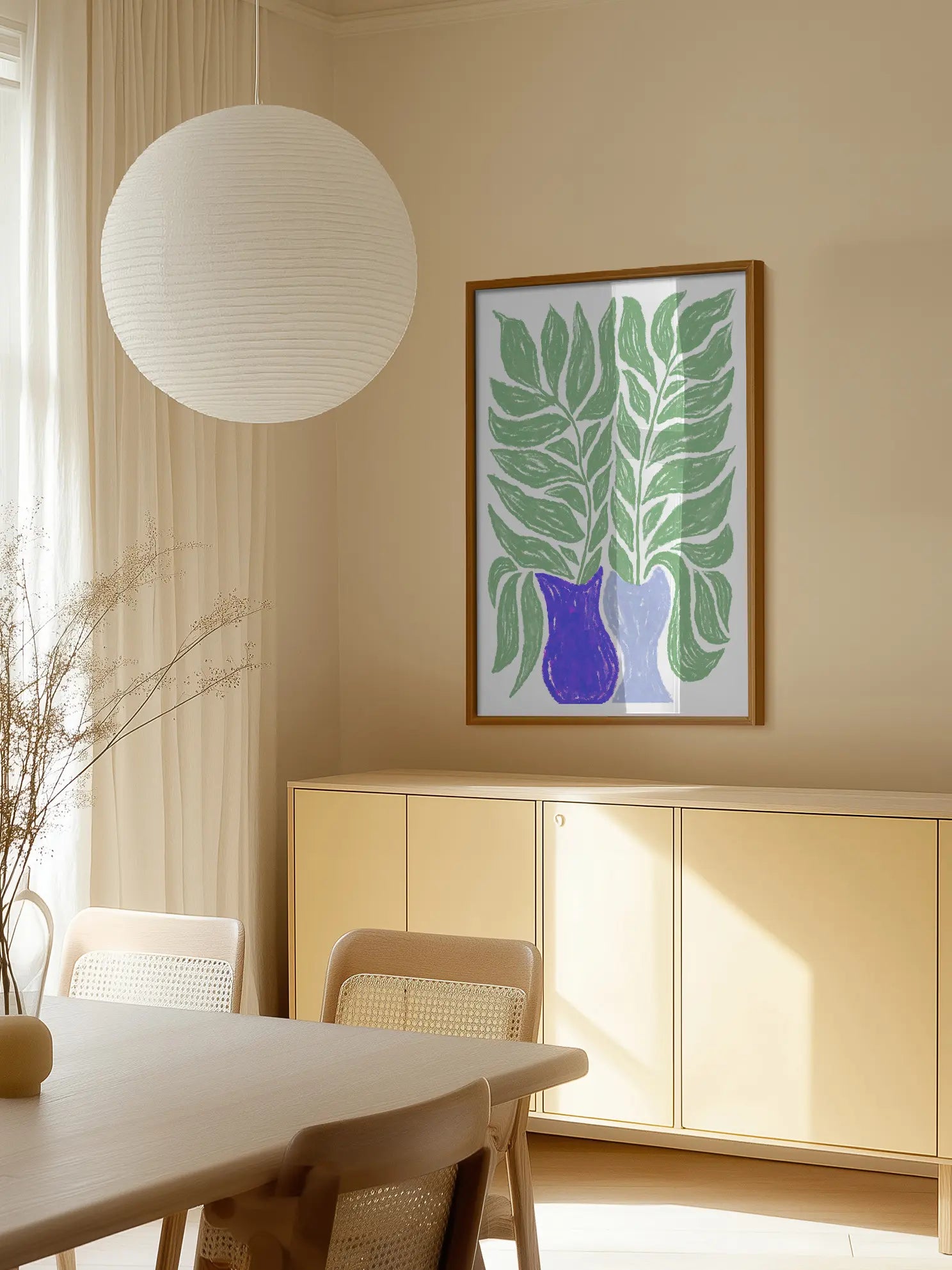 Two Vases Poster