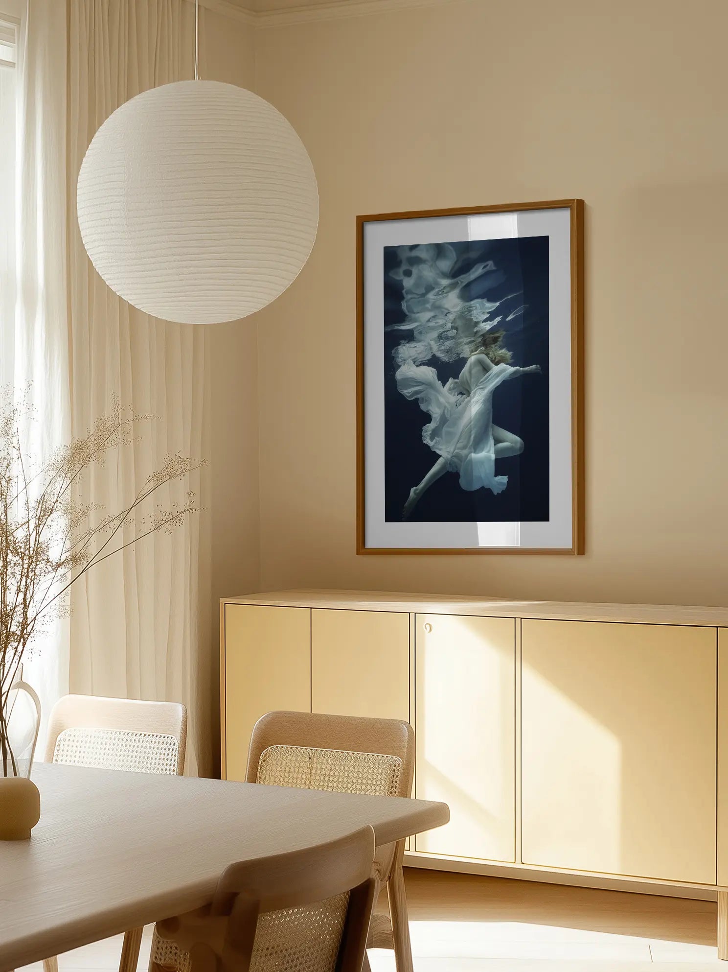 Underwater Dress Poster