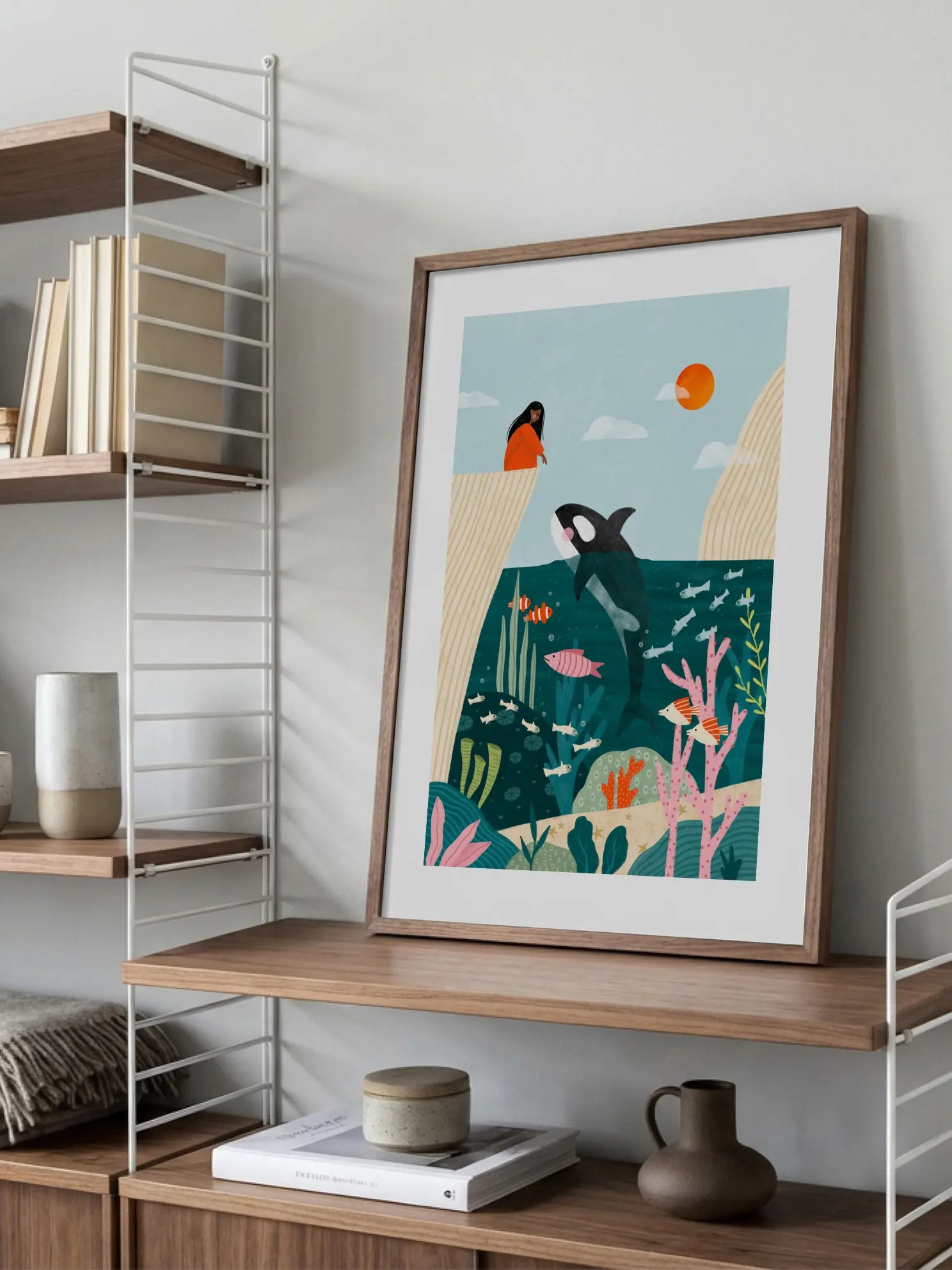Underwater Scene Poster