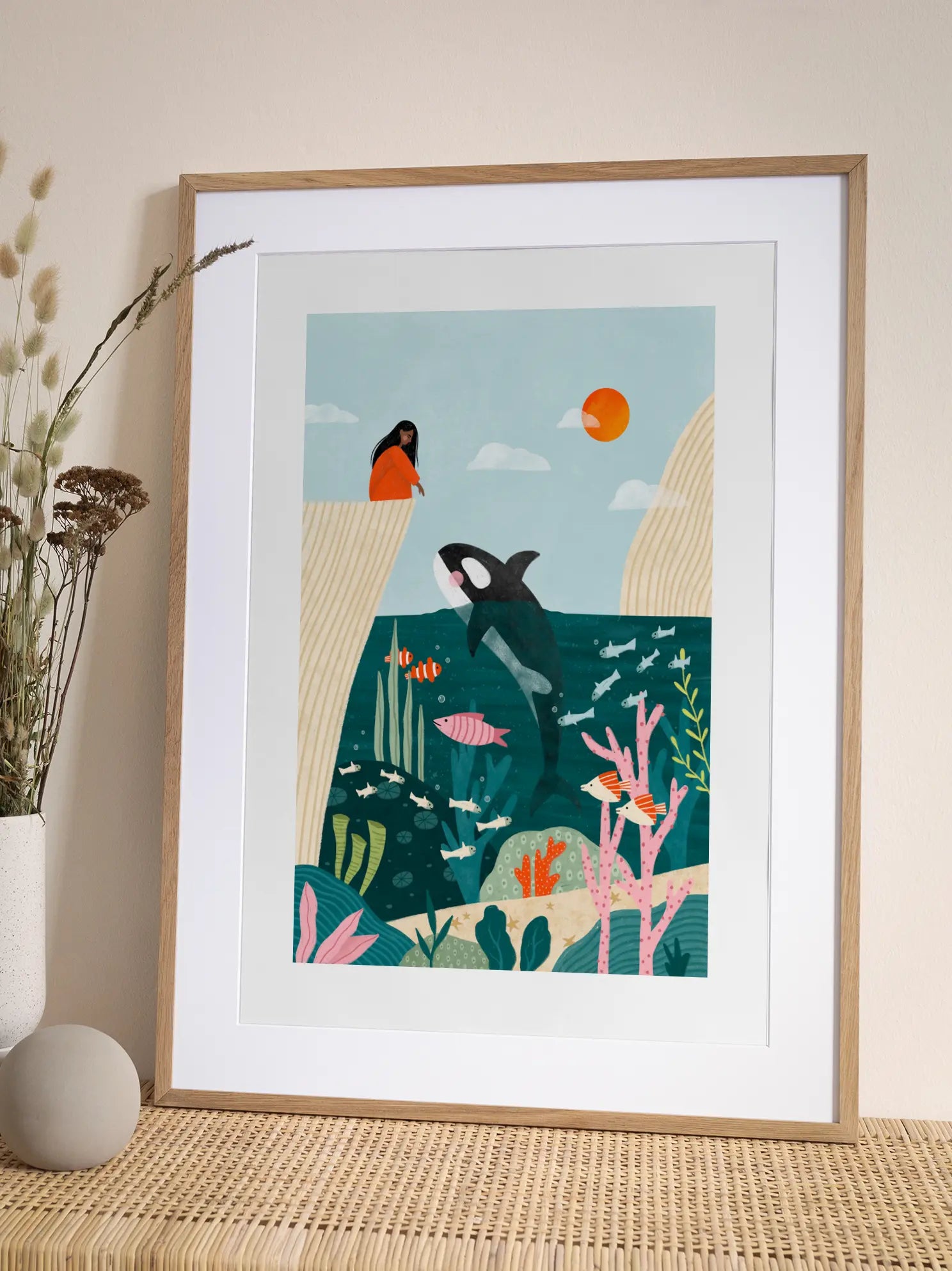 Underwater Scene Poster