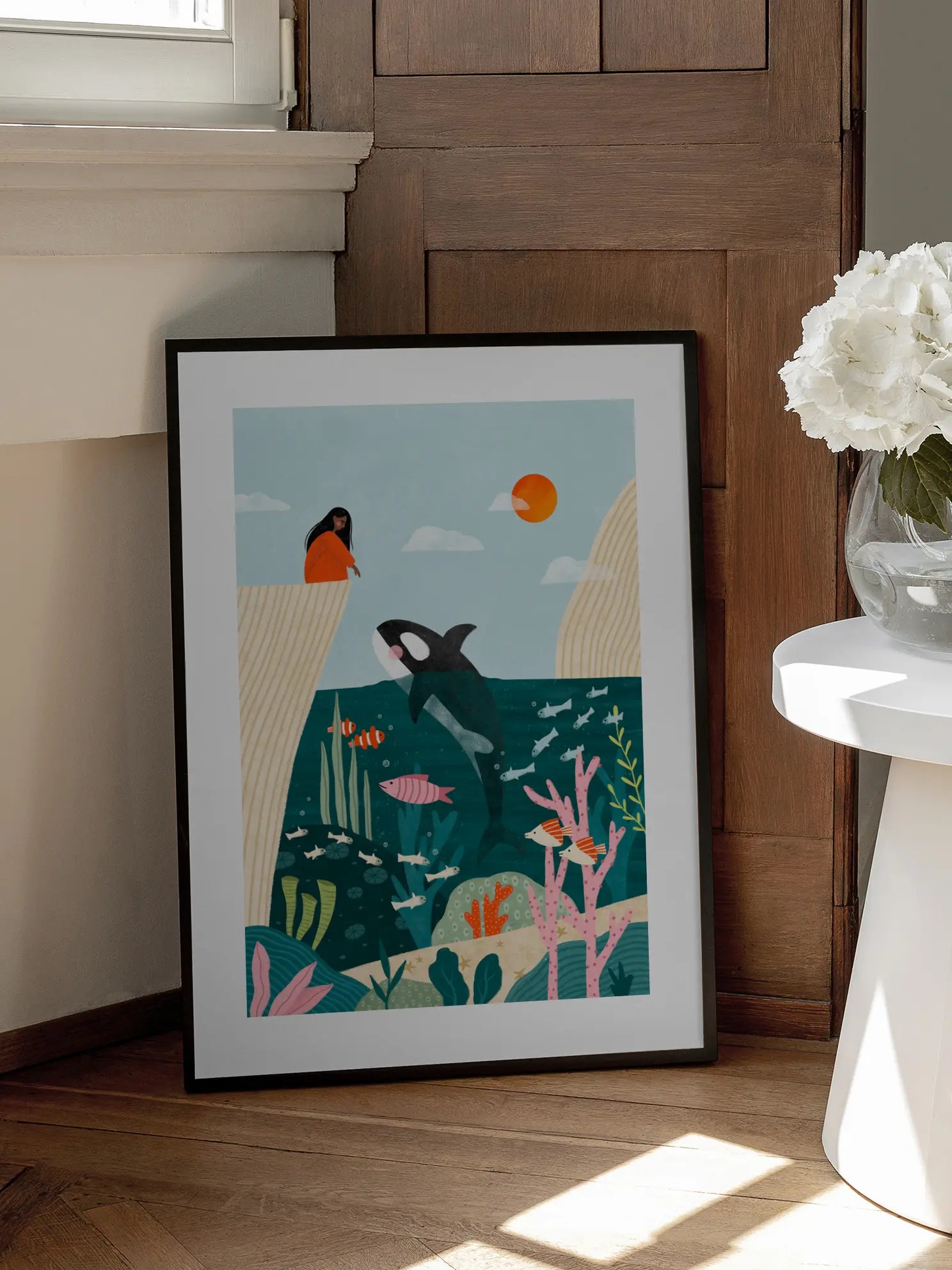 Underwater Scene Poster