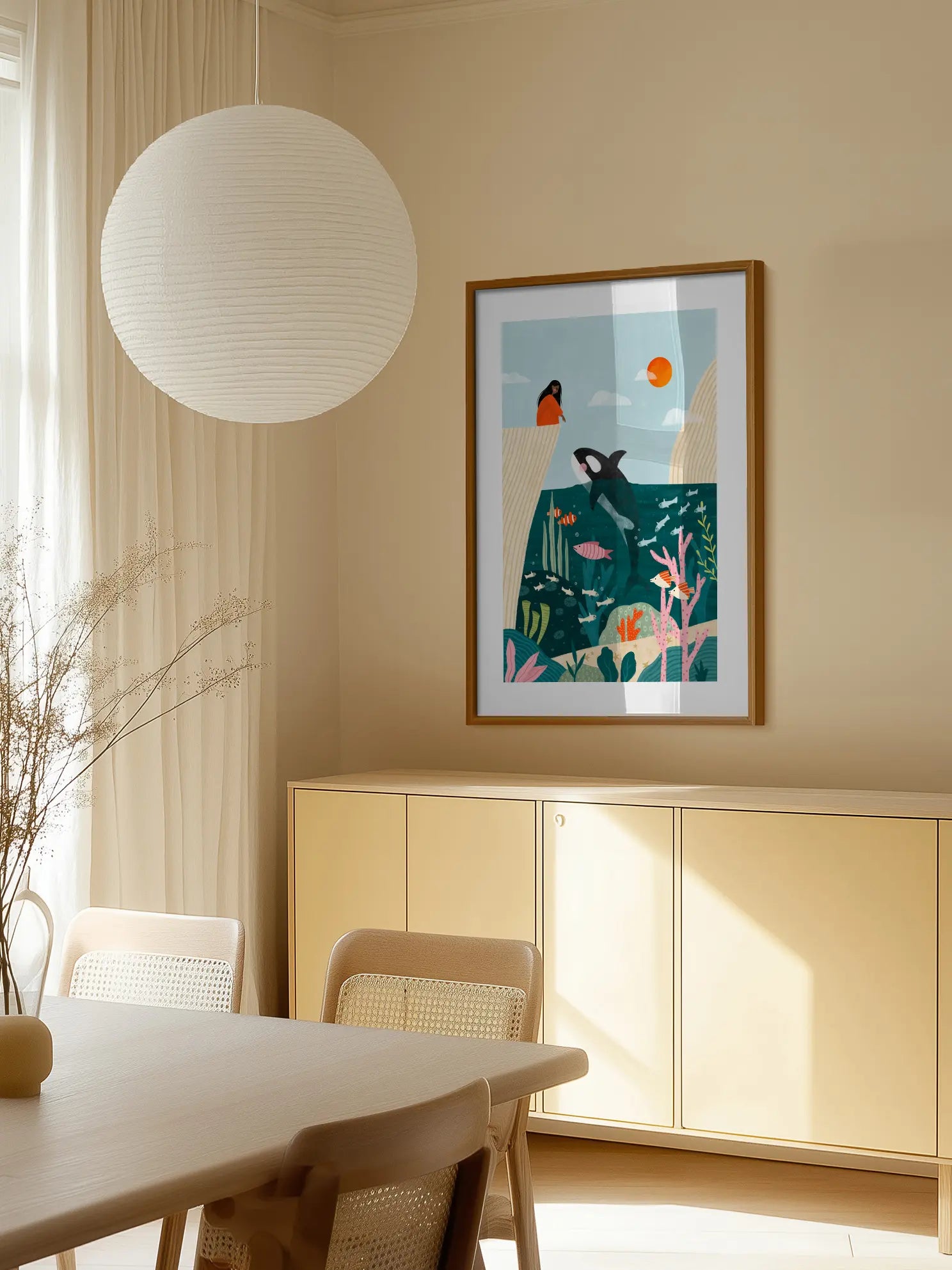 Underwater Scene Poster