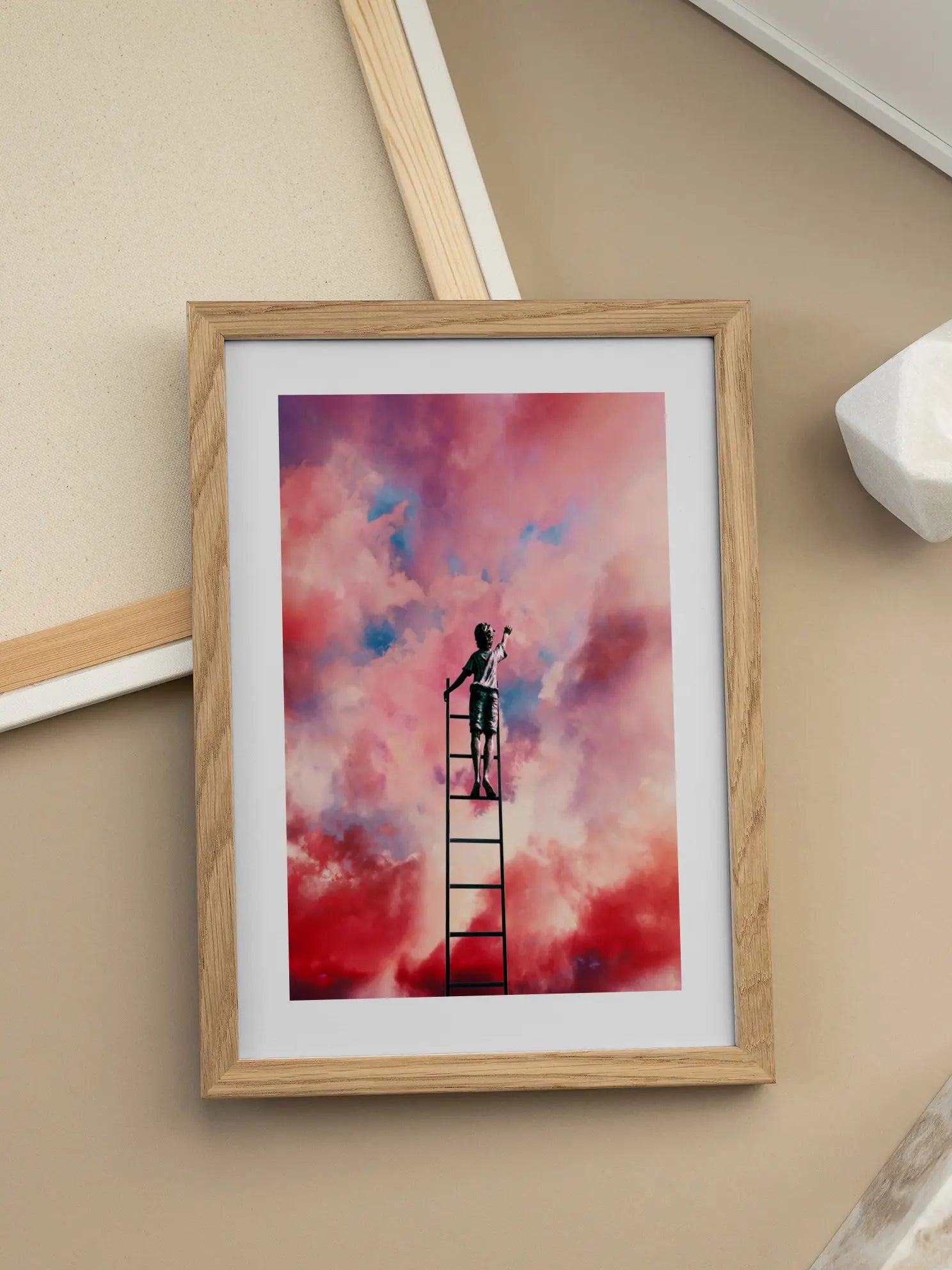 Up In The Clouds Poster