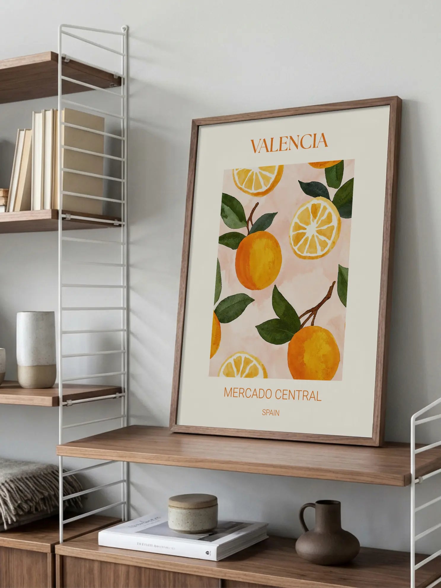 Valencia Oranges Poster