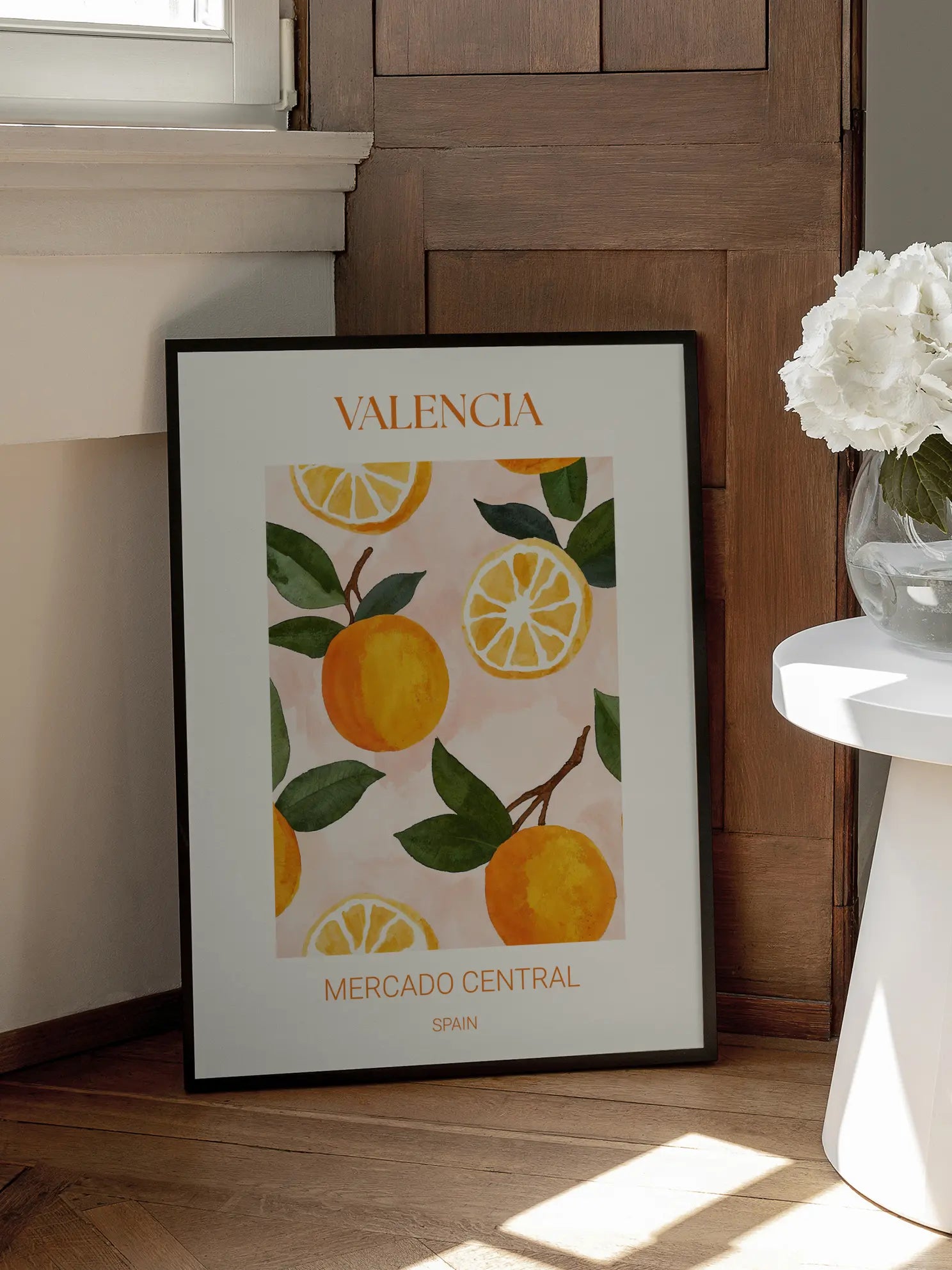 Valencia Oranges Poster