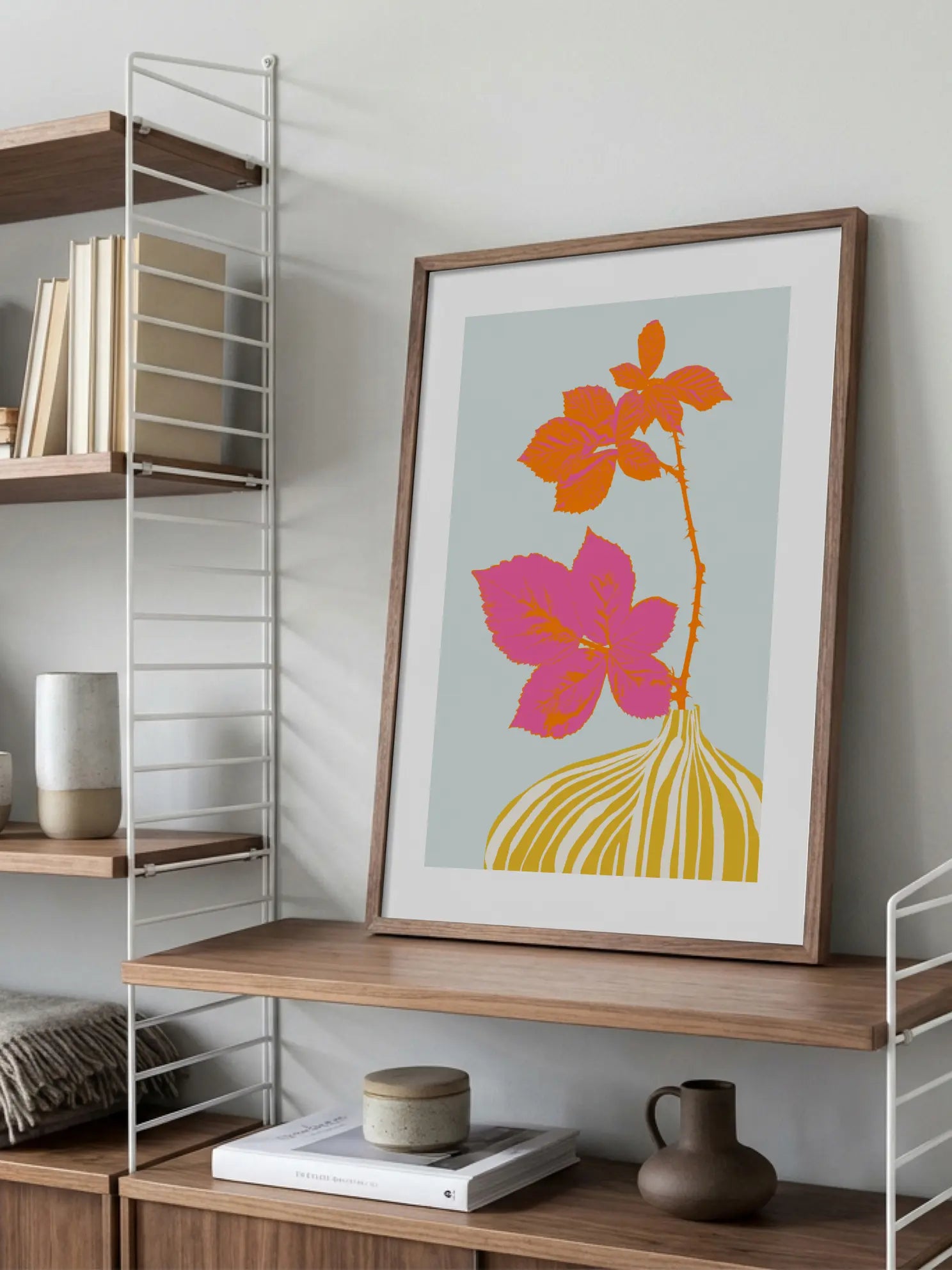 Vase and Plant Poster