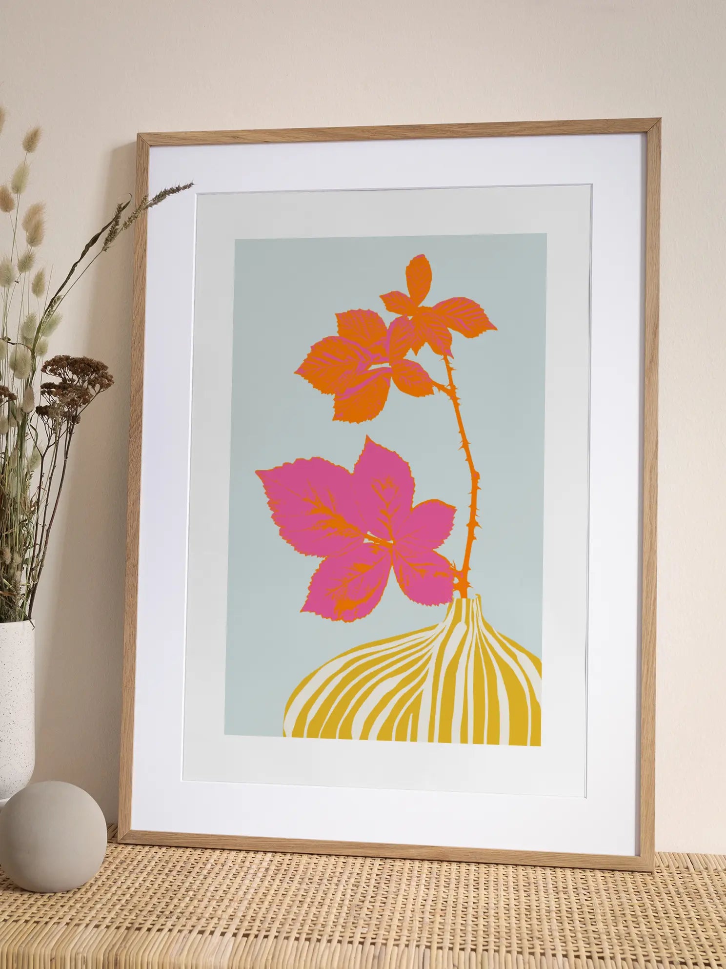 Vase and Plant Poster