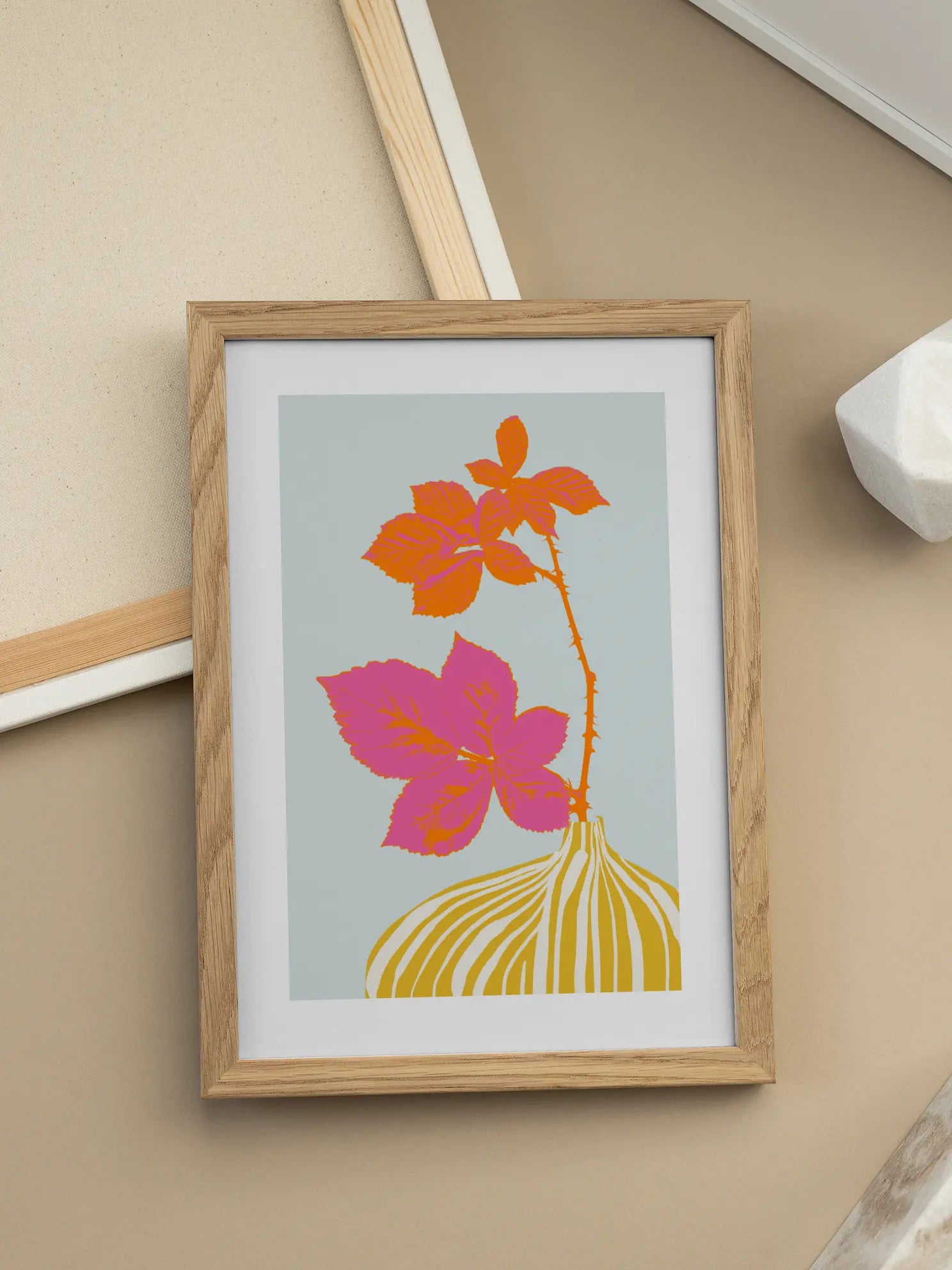 Vase and Plant Poster