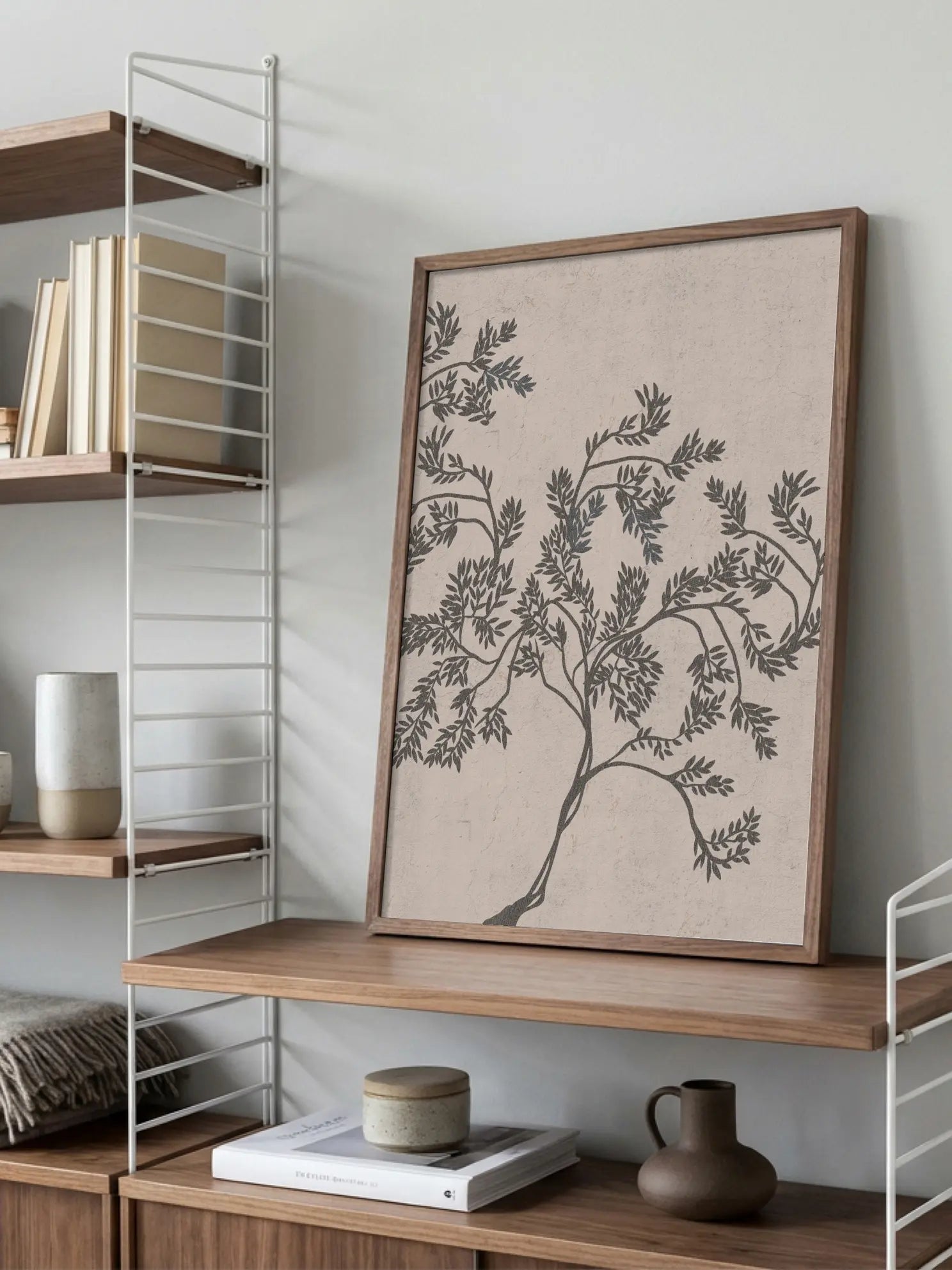 Vintage Botanical Branches Poster