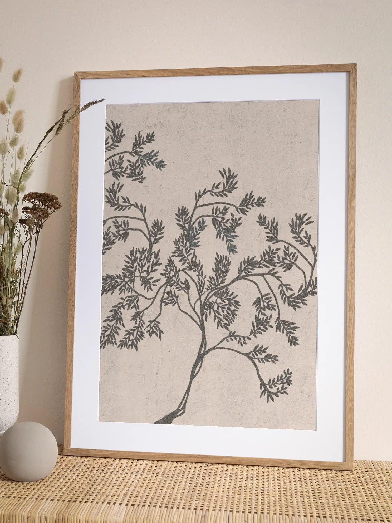 Vintage Botanical Branches Poster