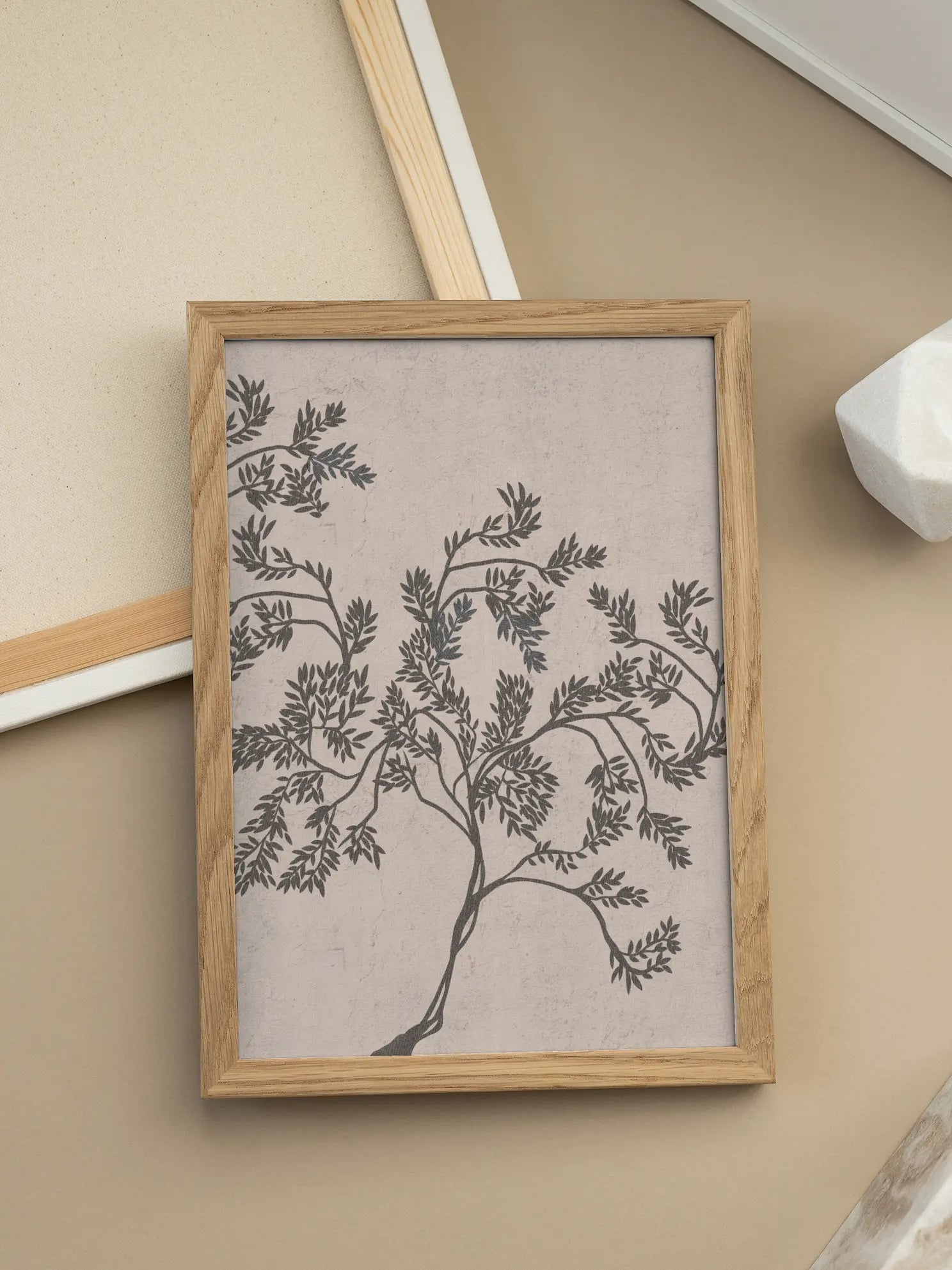 Vintage Botanical Branches Poster