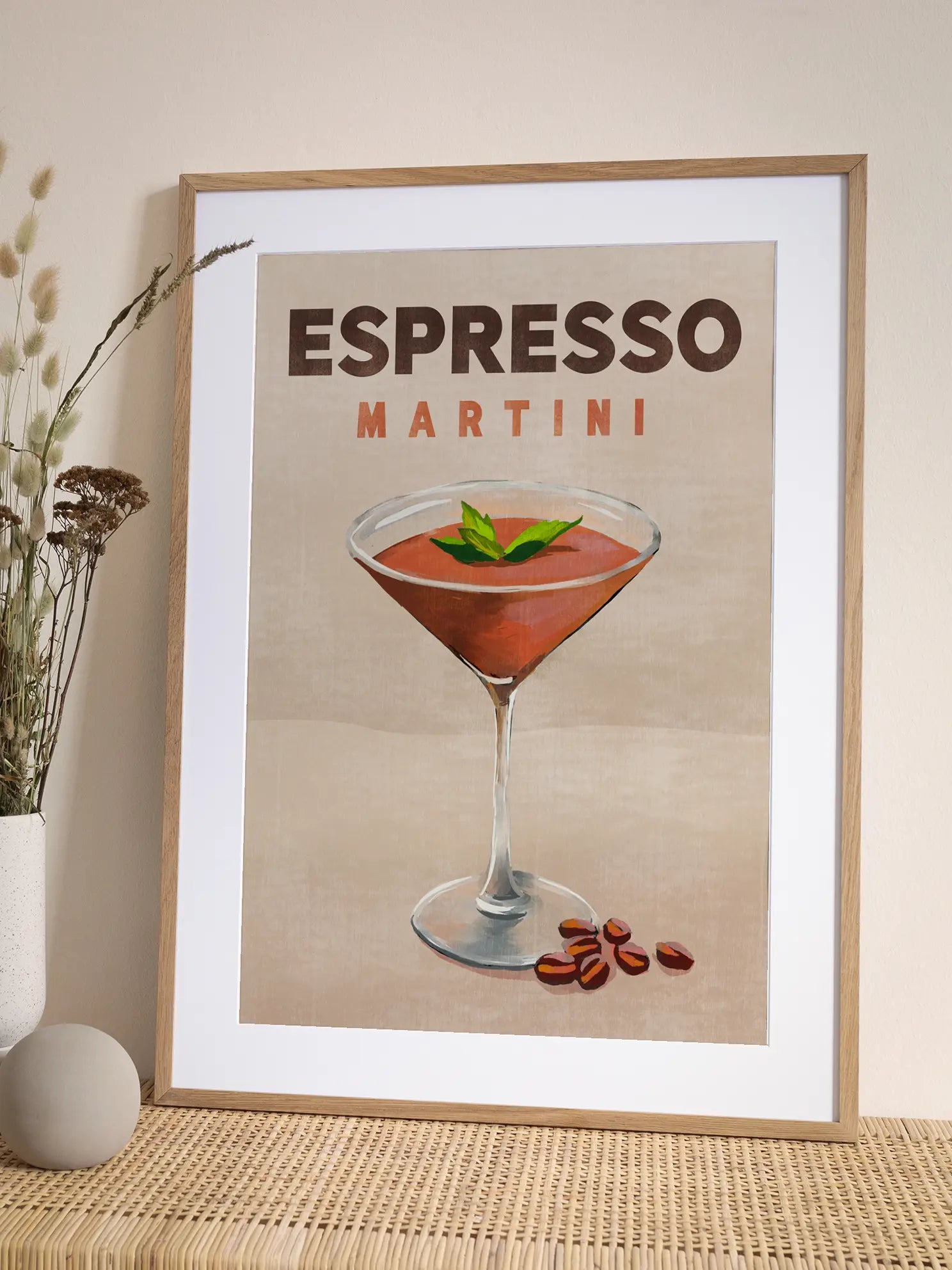 Vintage Espresso Martini Poster
