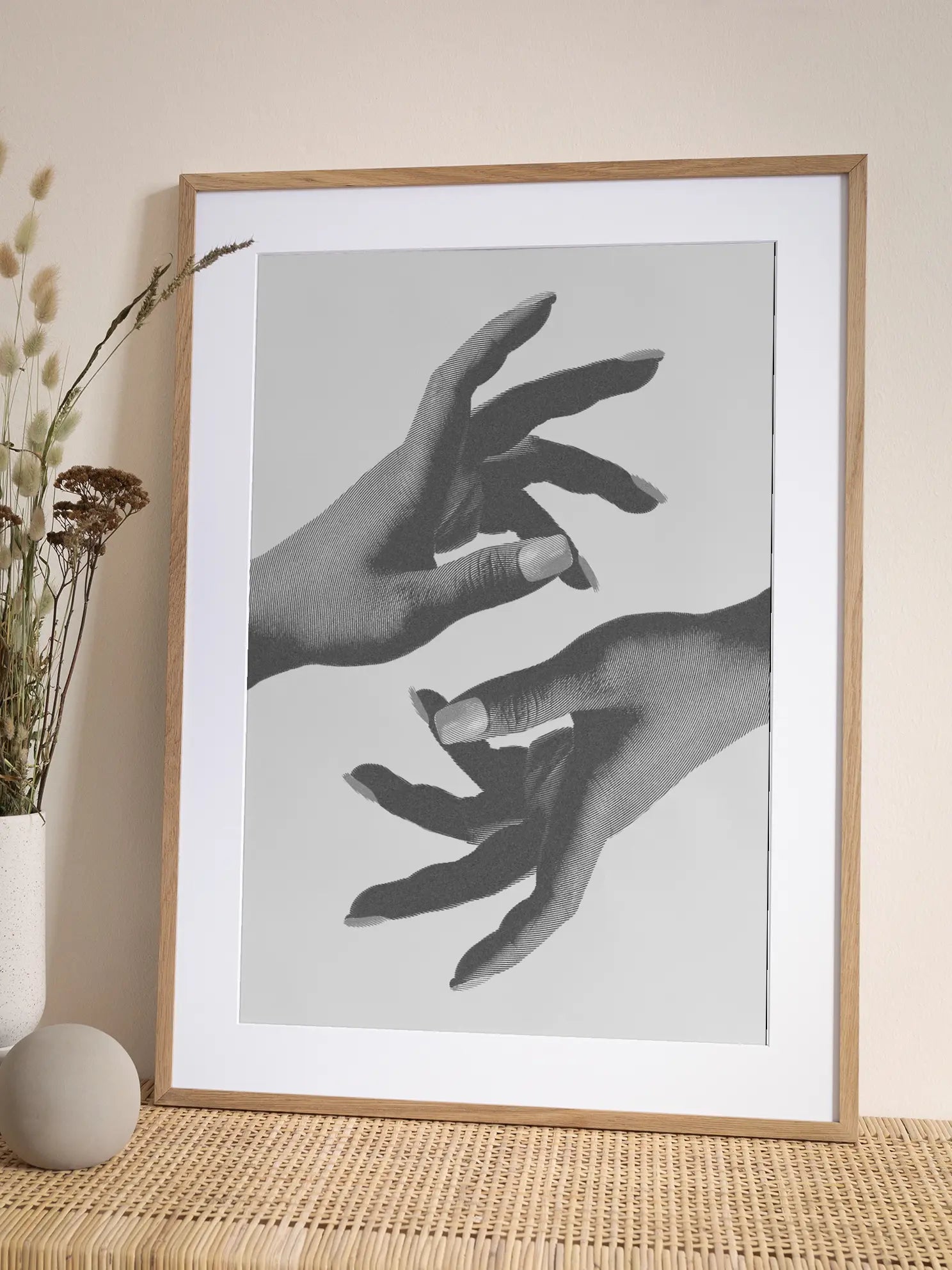 Vintage Hands Poster